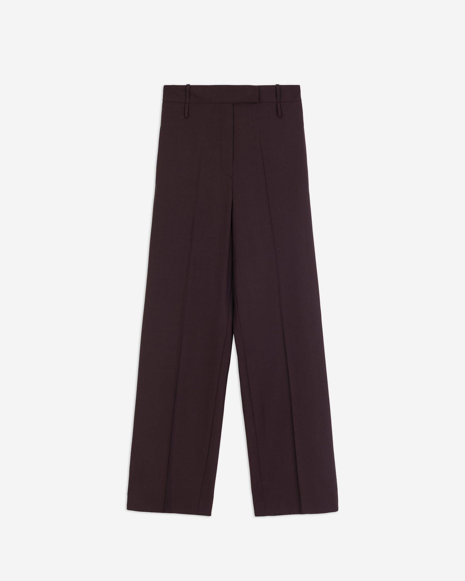 WOOL CANVAS TROUSERS