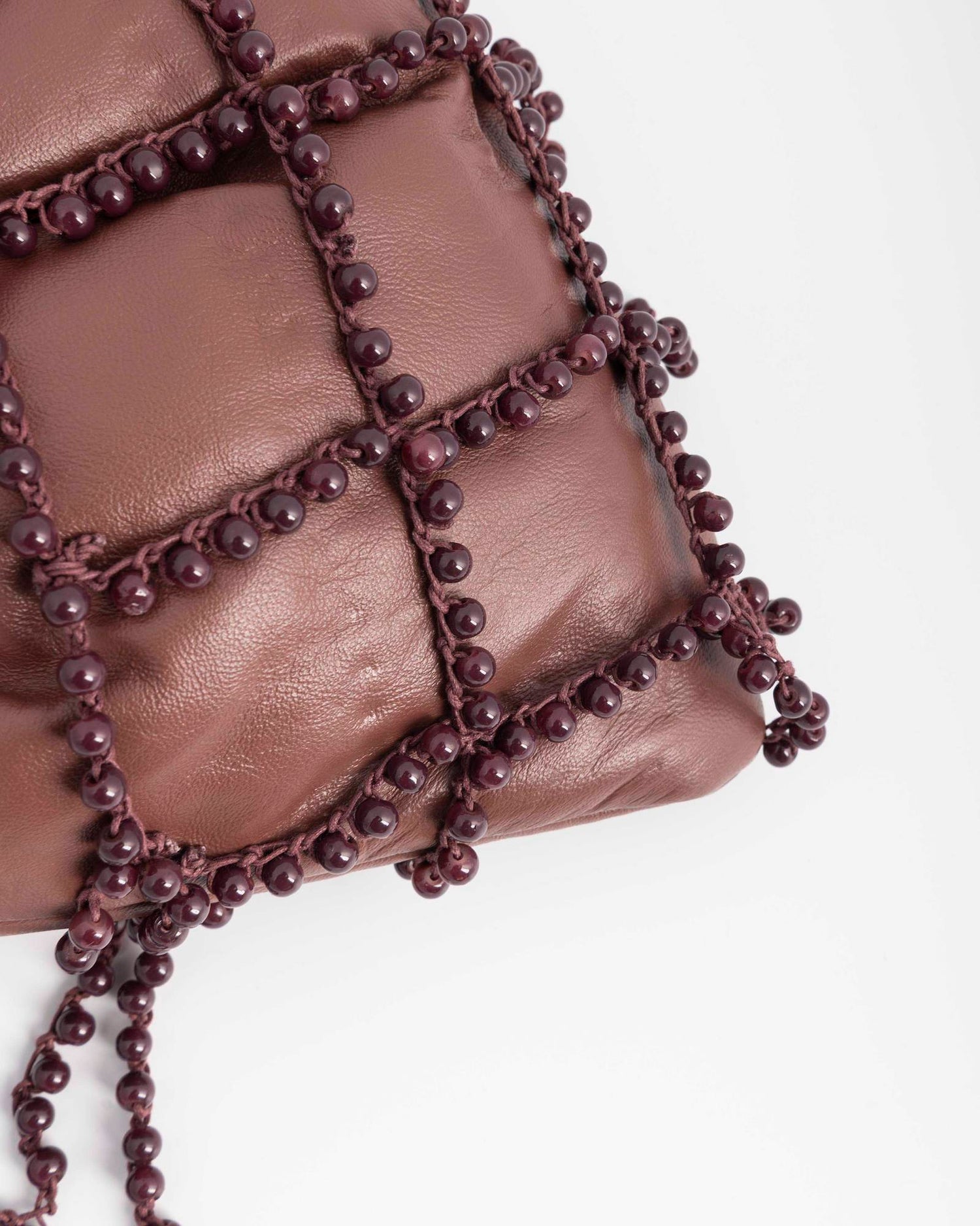 SHOULDER BAG WITH PEARLS