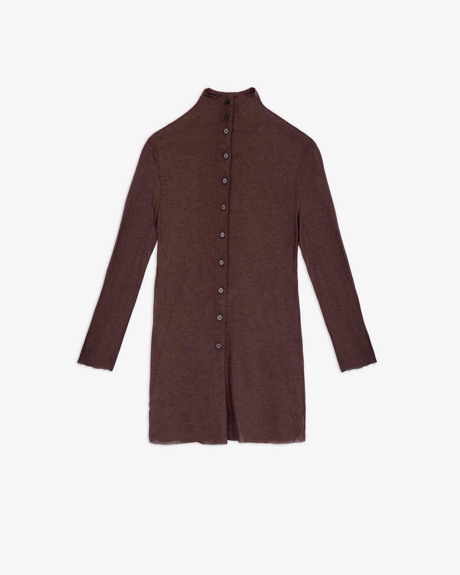 HIGH NECK JERSEY SWEATER