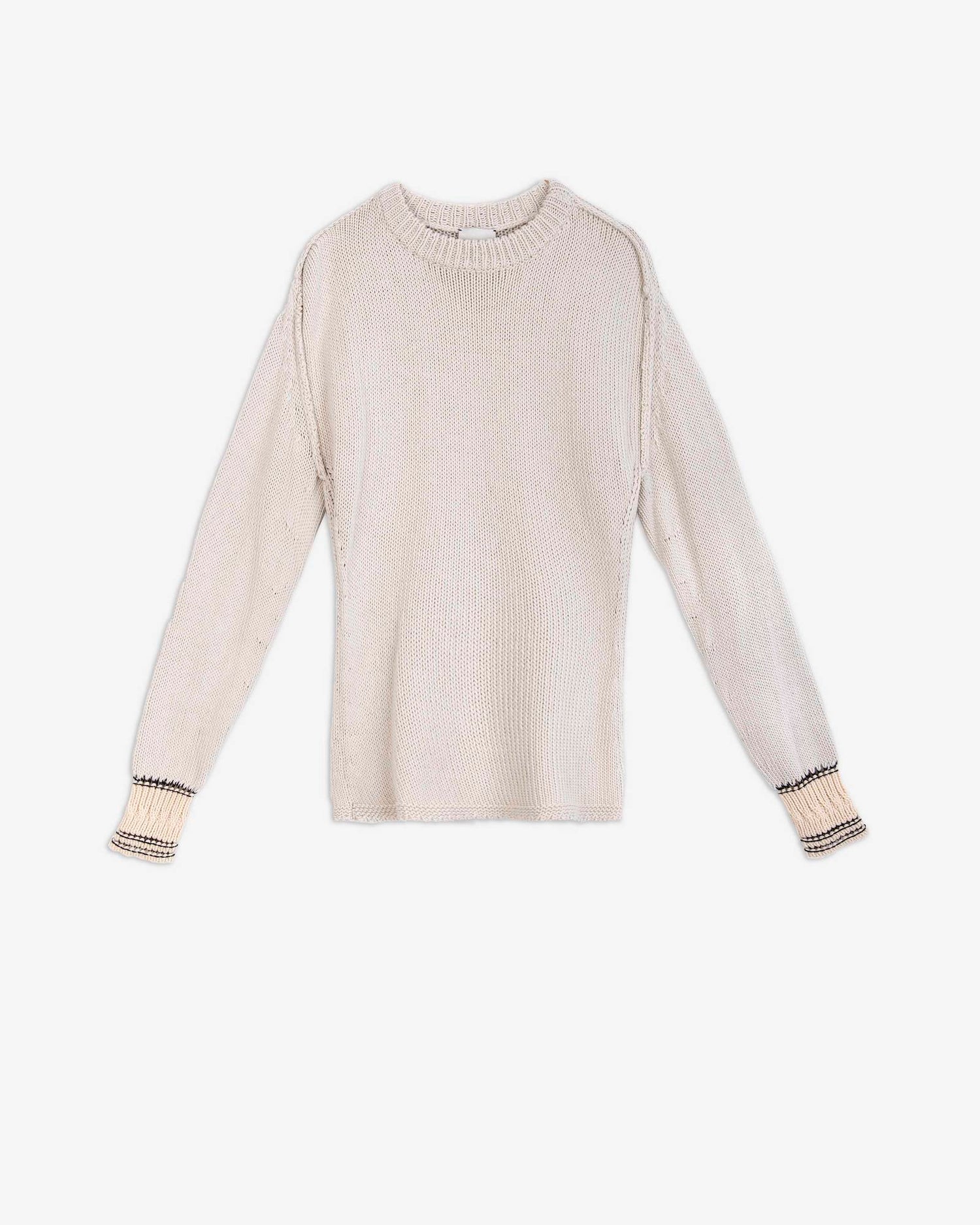 FITTED CREW NECK SWEATER