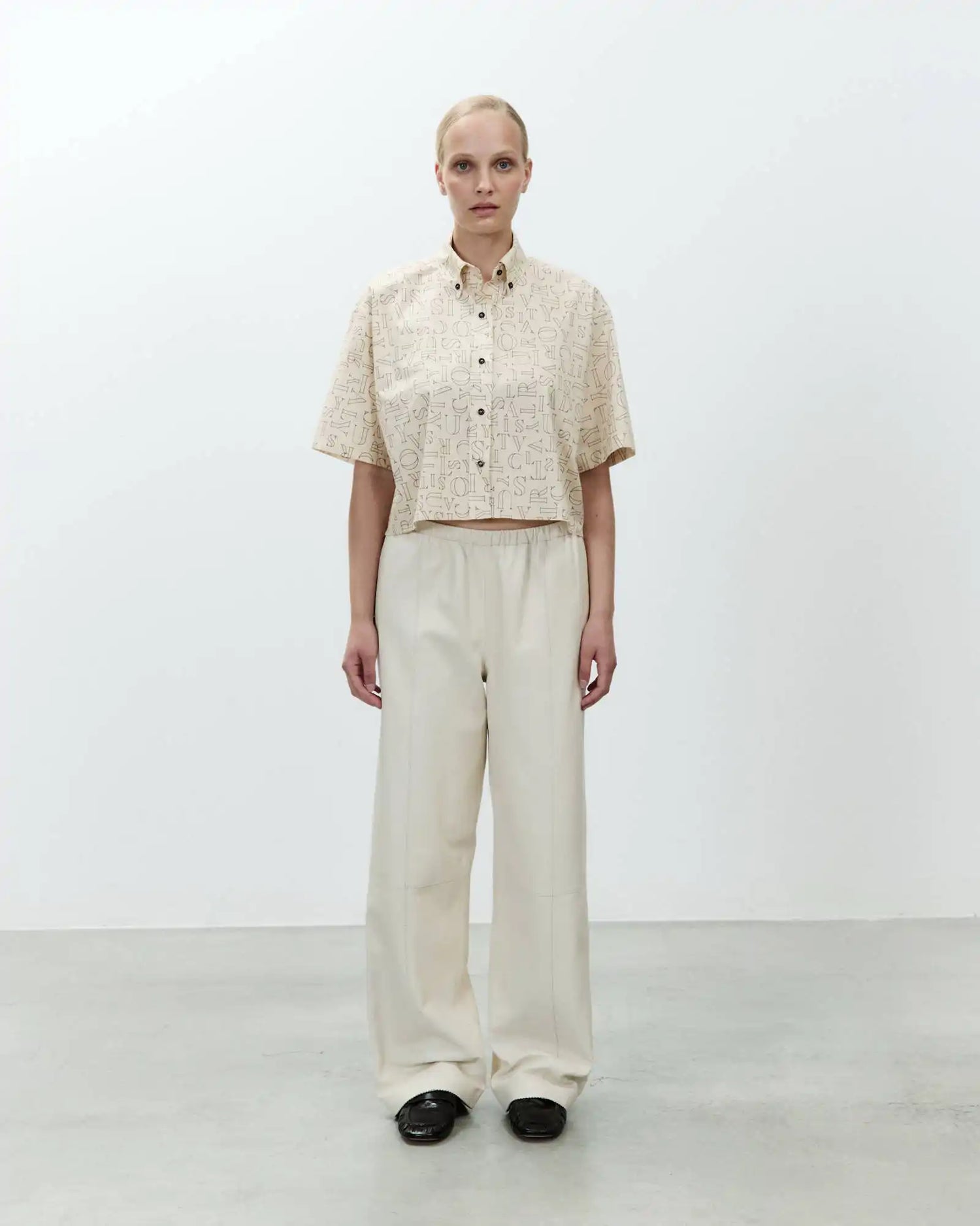 Boxy Lettering Shirt