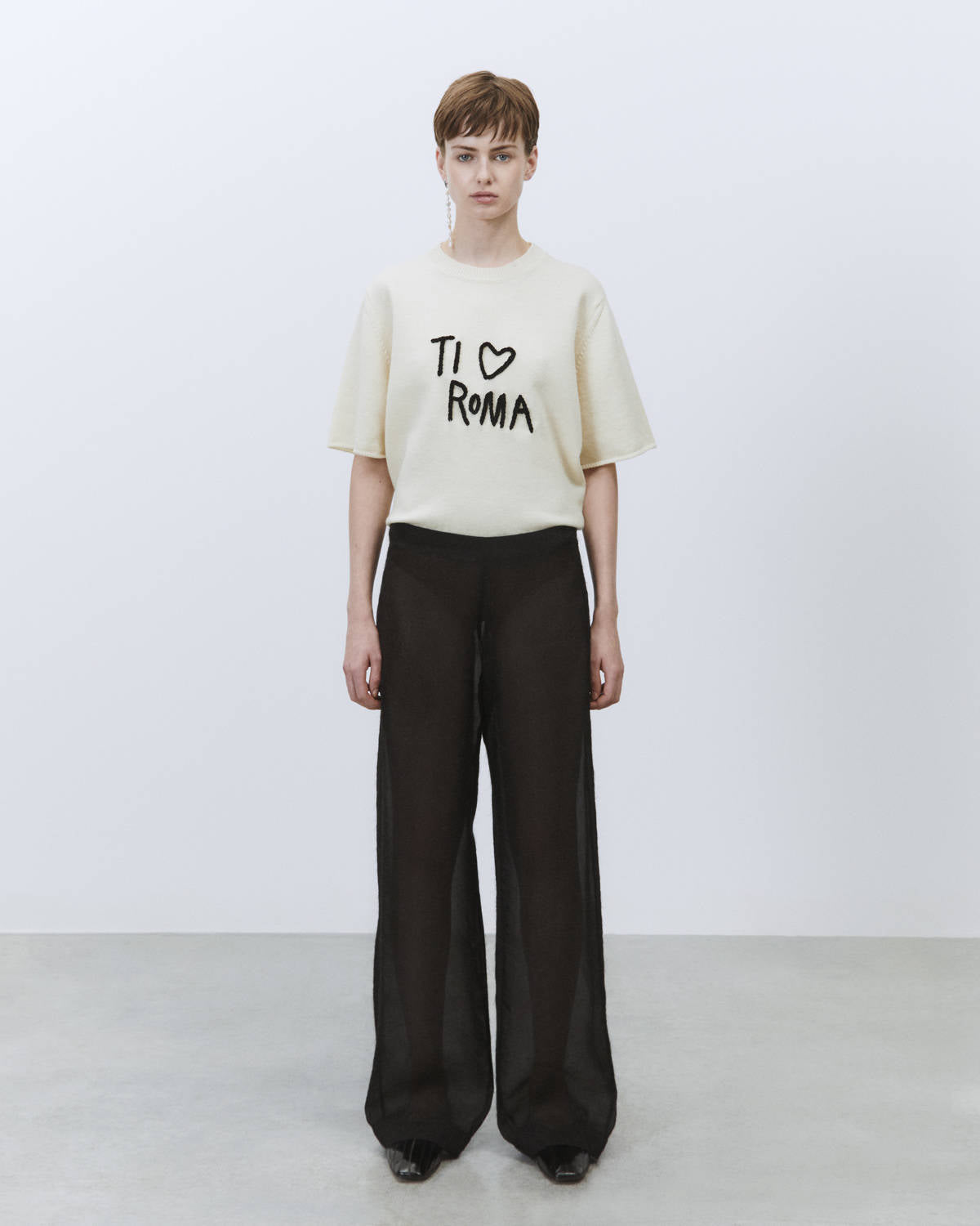 FRINGE EFFECT ORGANZA PANTS