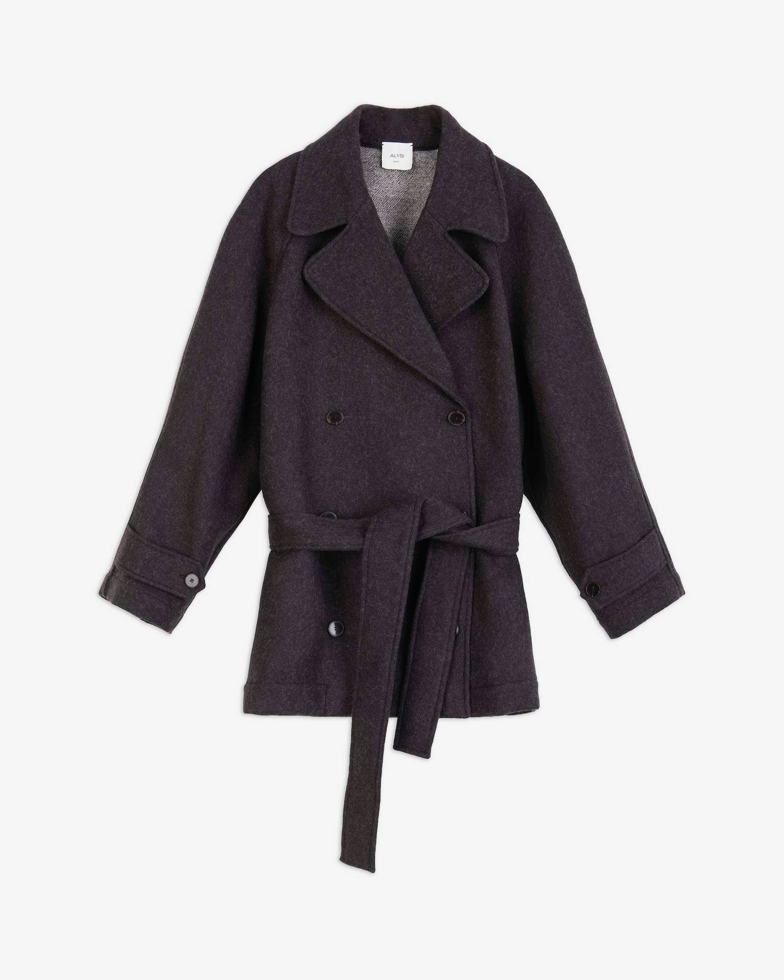 WOOL TRENCH COAT