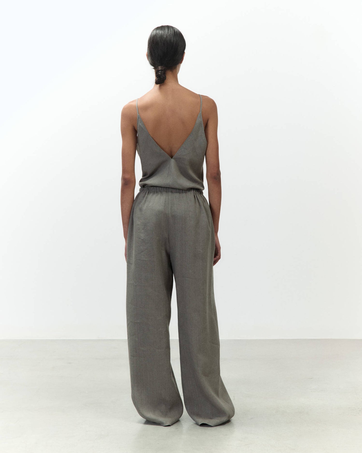 MÉLANGE TROUSERS WITH DRAWSTRING