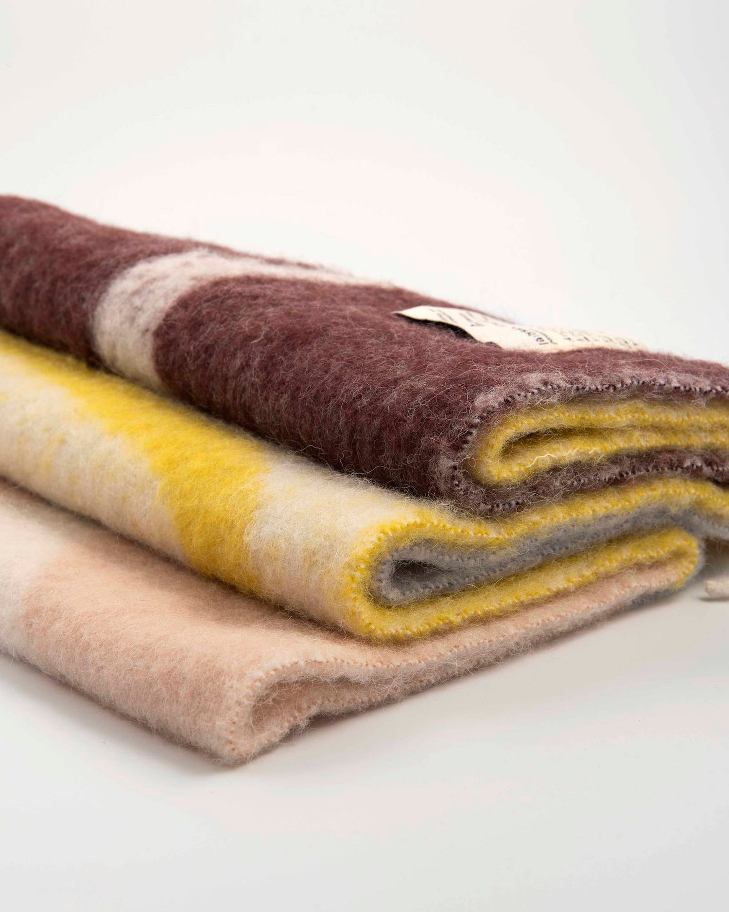 ALYSI WOOL BLEND ALPACA SCARF