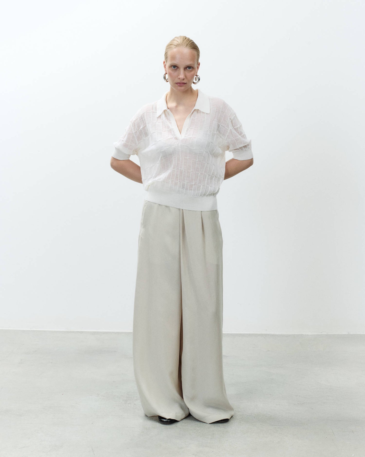 SPRING WOOL POLO SHIRT