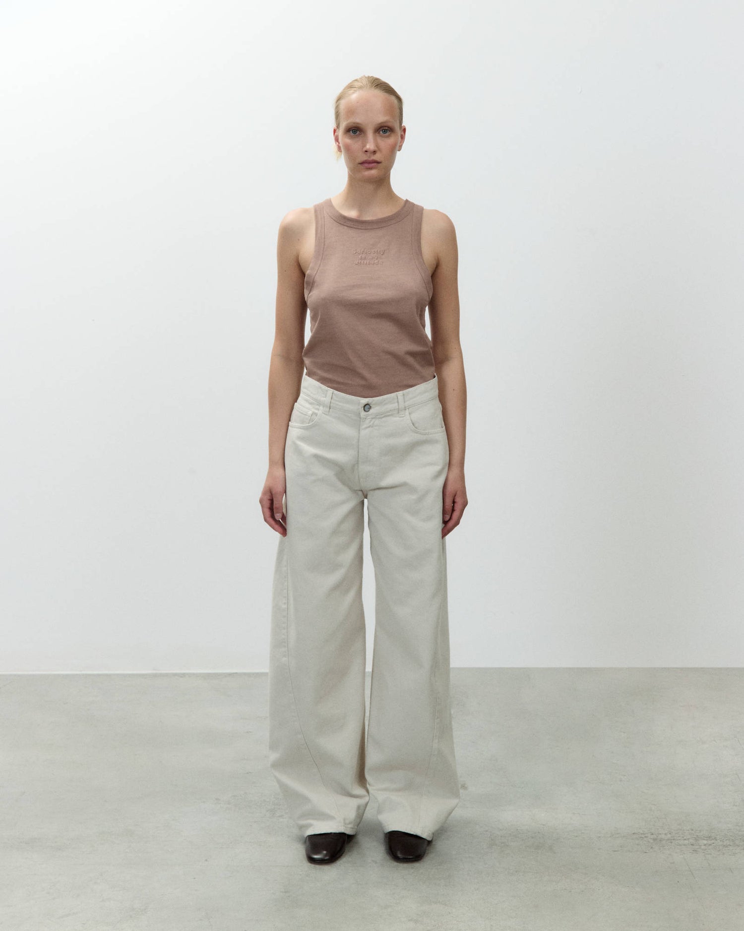 BARREL DENIM TROUSERS