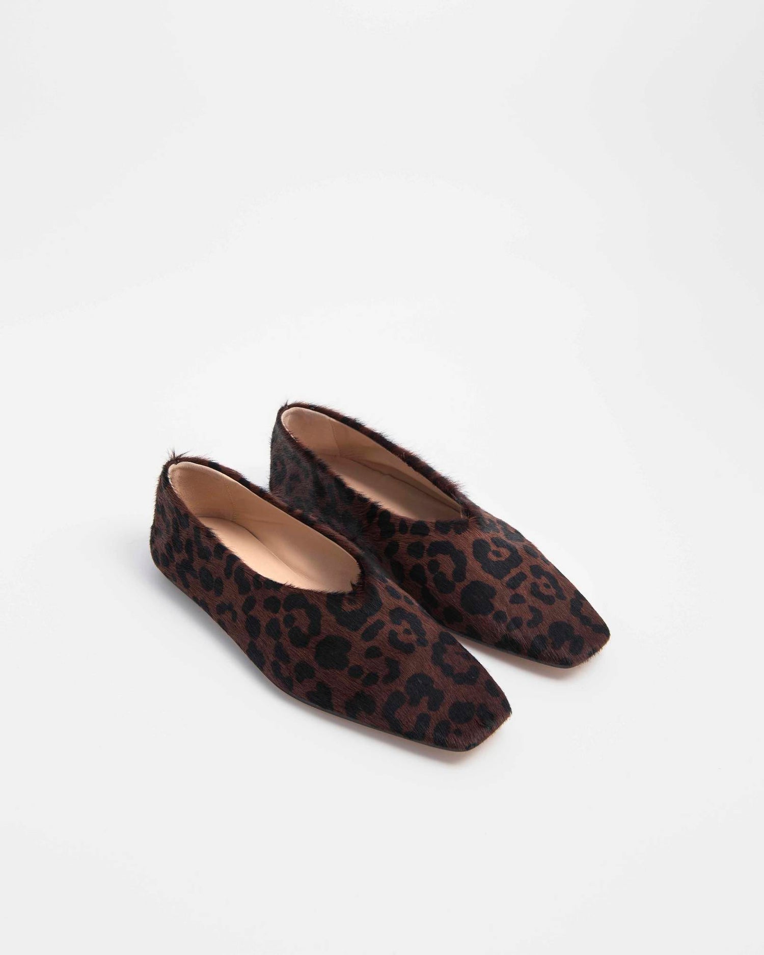 CALF LEATHER BALLERINAS