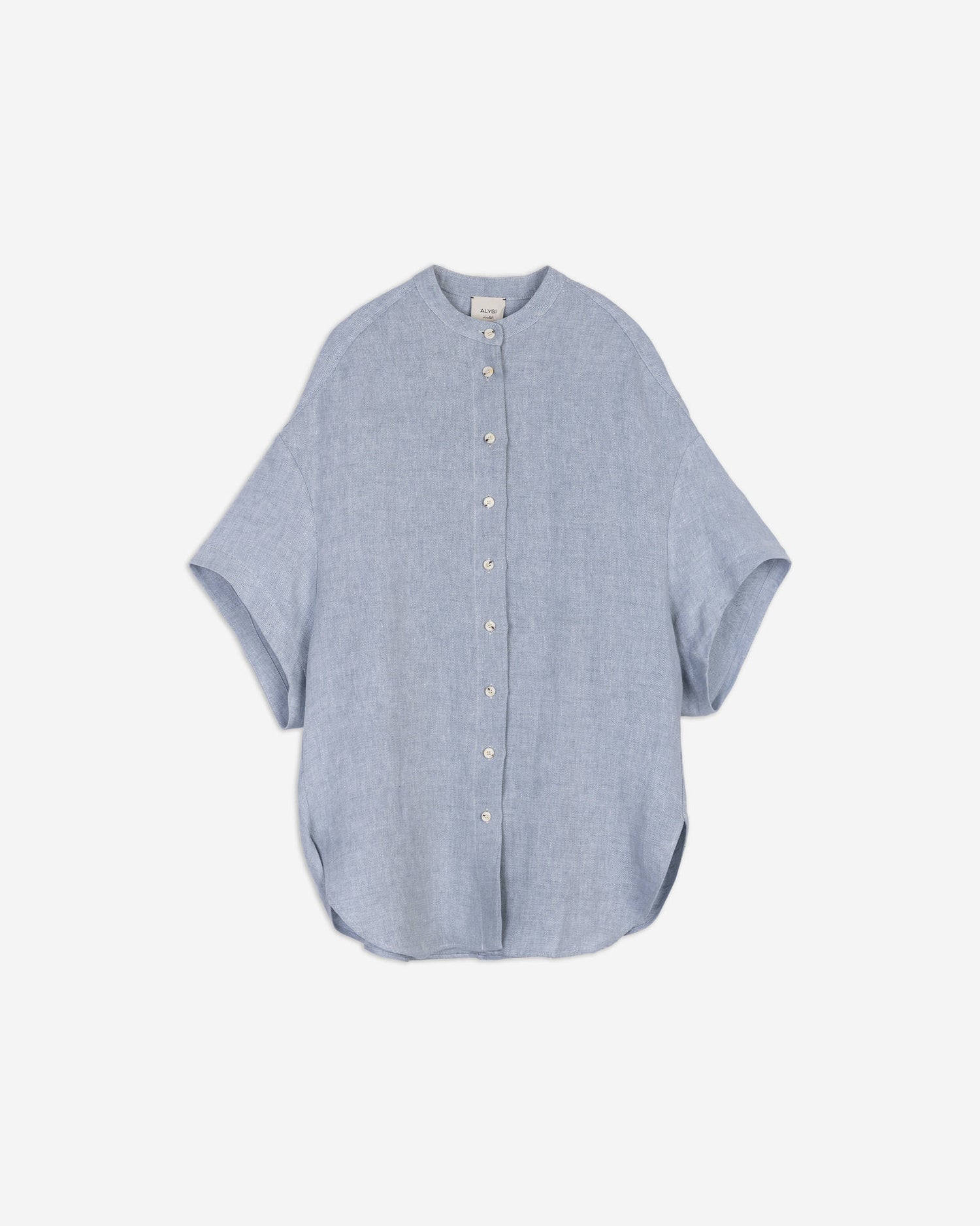 MAXI LINEN BLOUSE