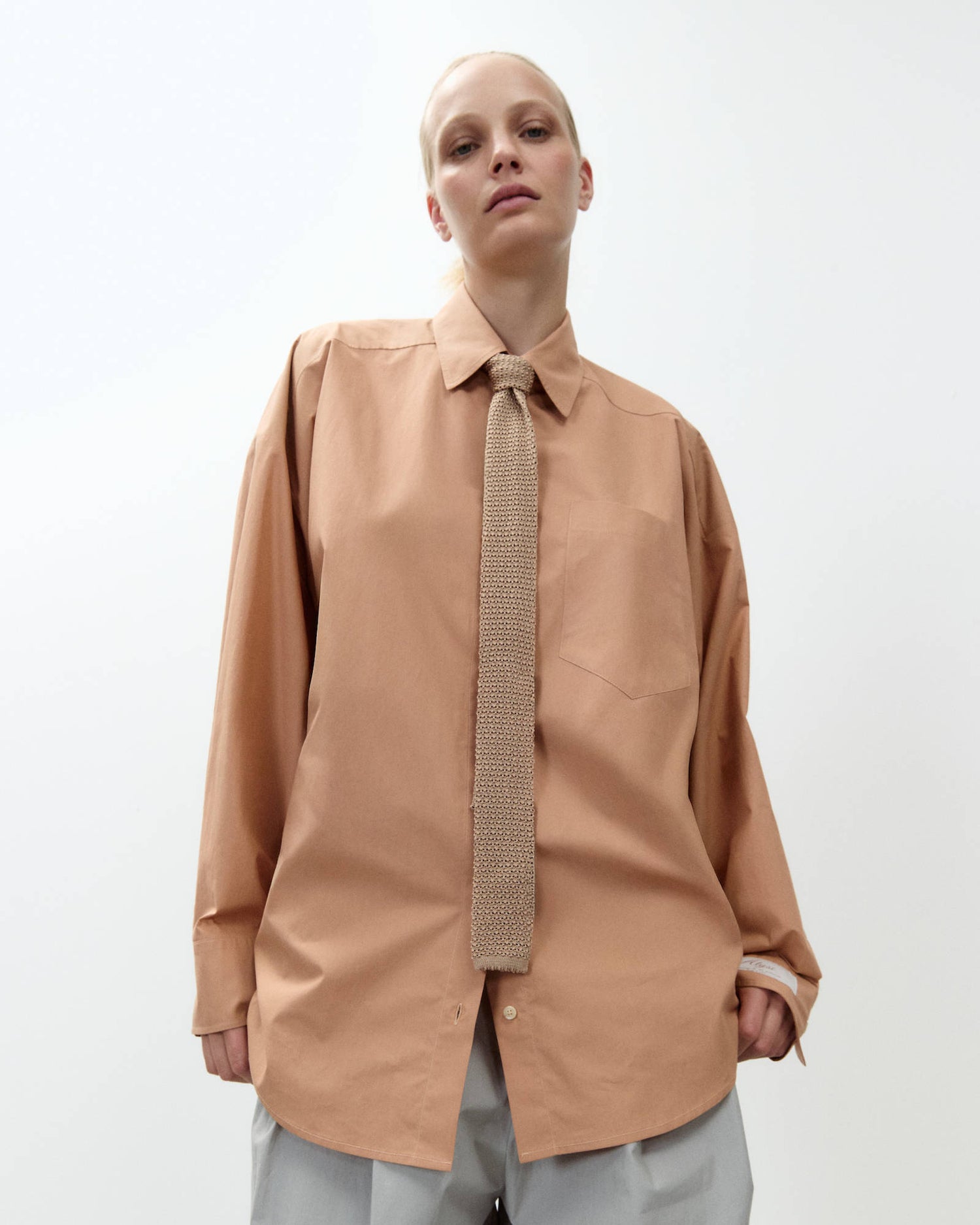 OVERSIZED POPLIN SHIRT