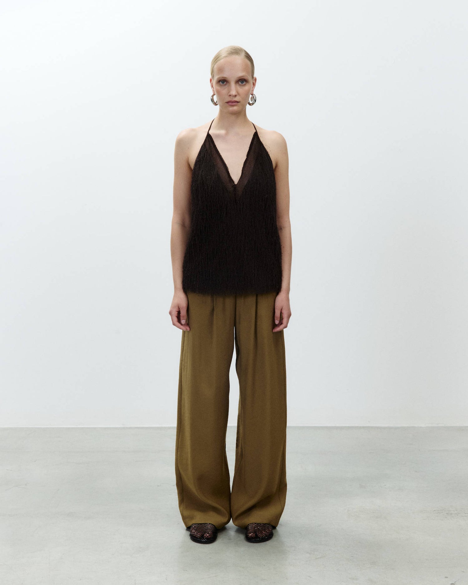 WIDE TROUSERS WITH ELASTIC