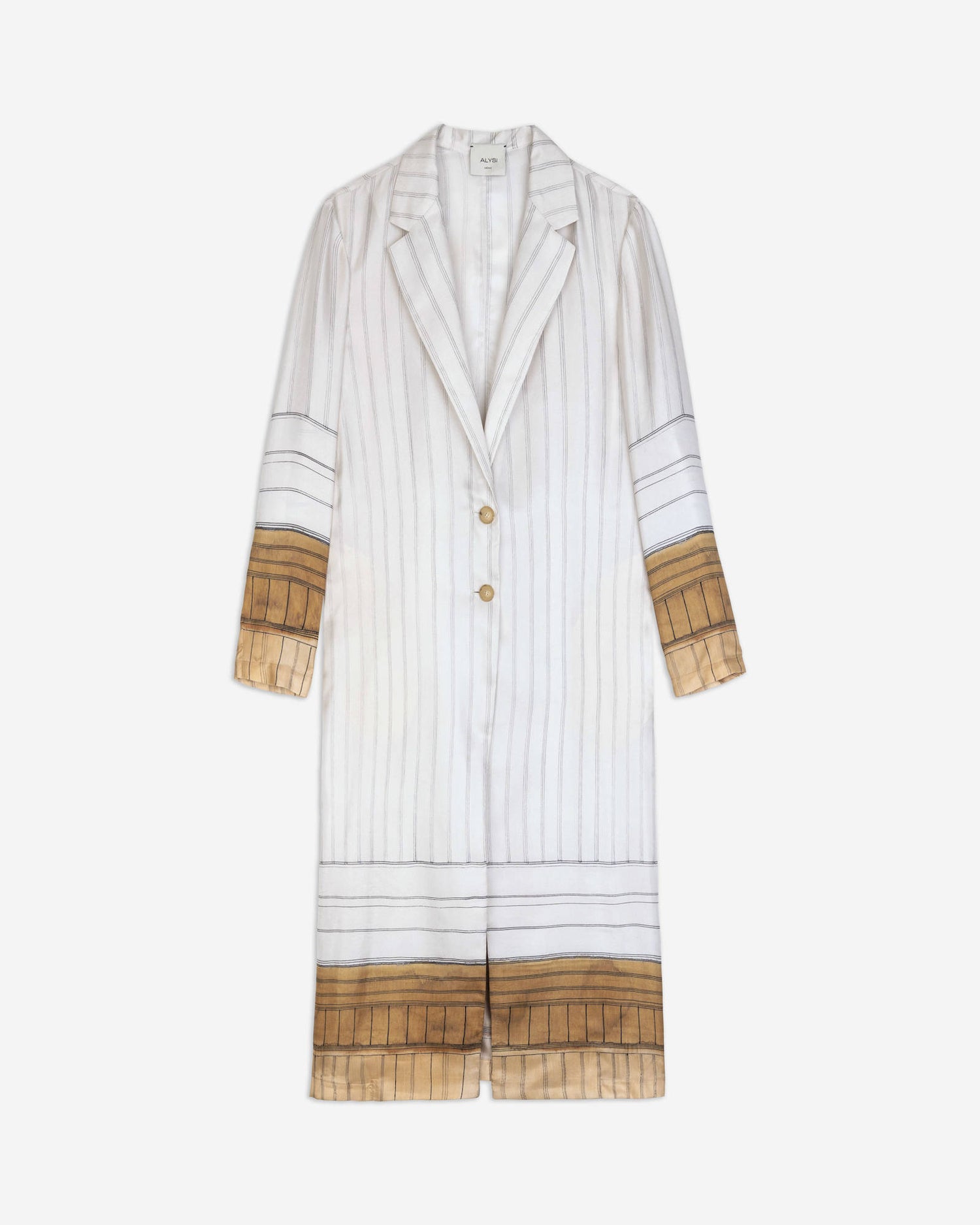 LONG SILK DUSTER COAT