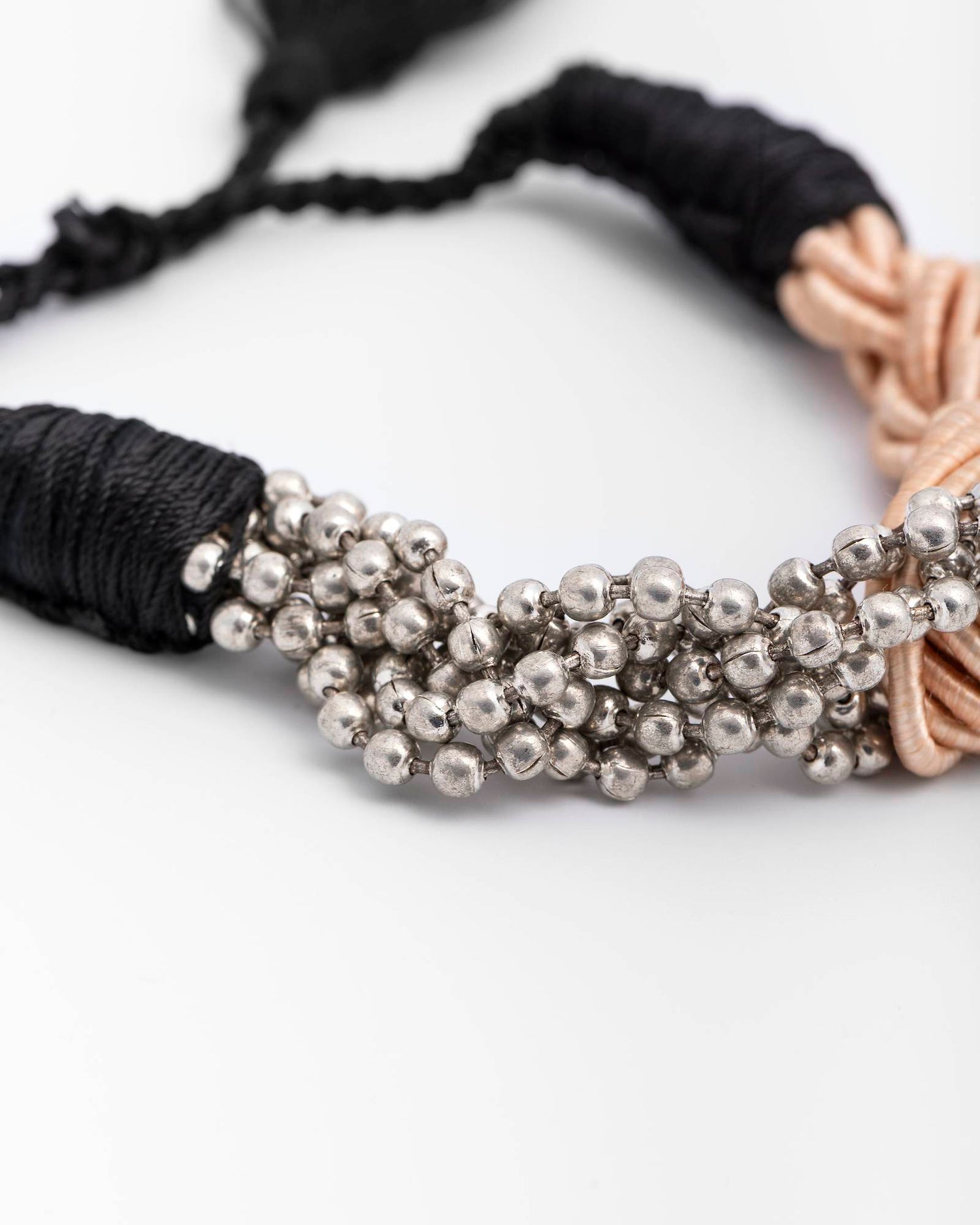 BRAIDED BEADED BRACELET