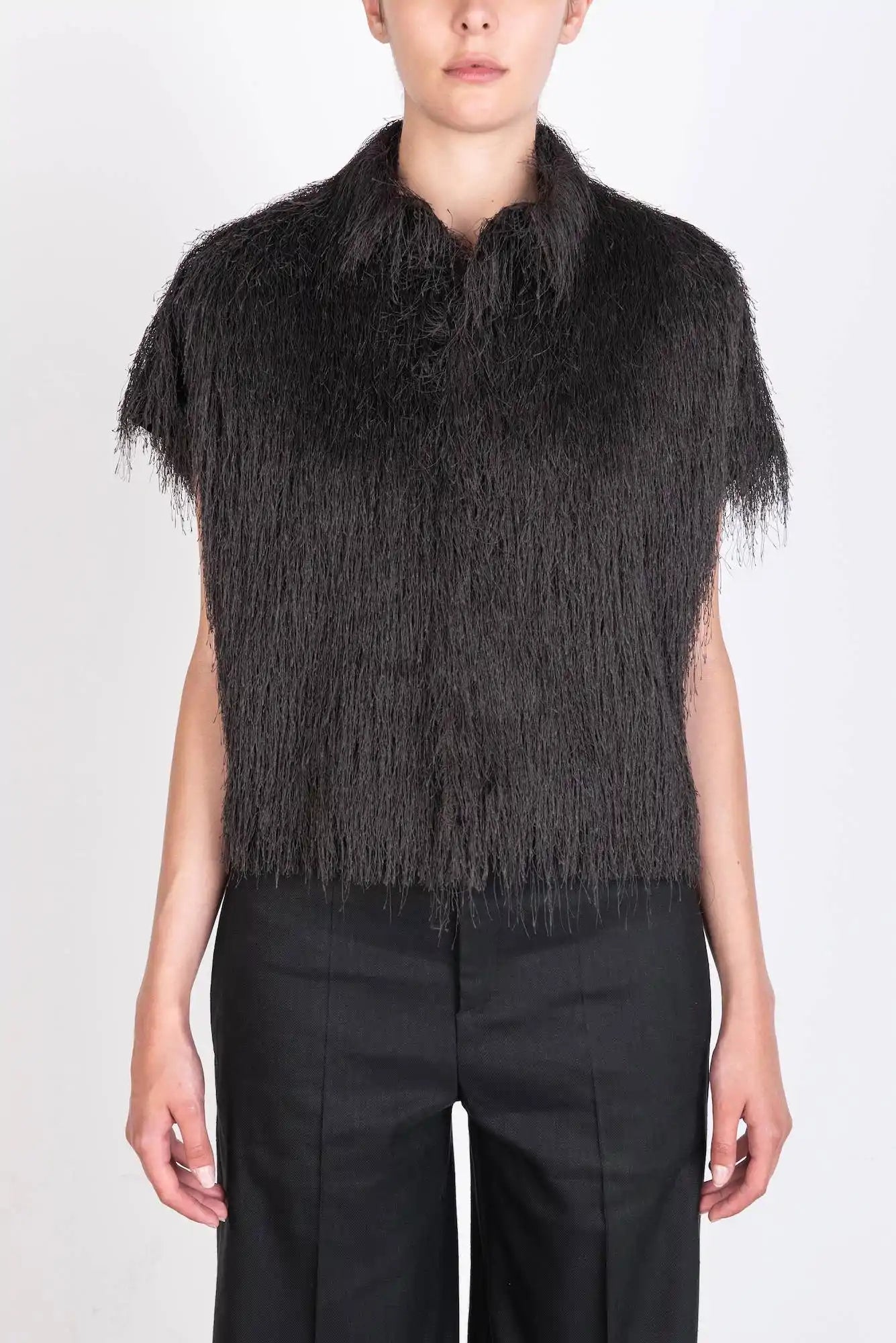 SHIRT WITH FRINGES