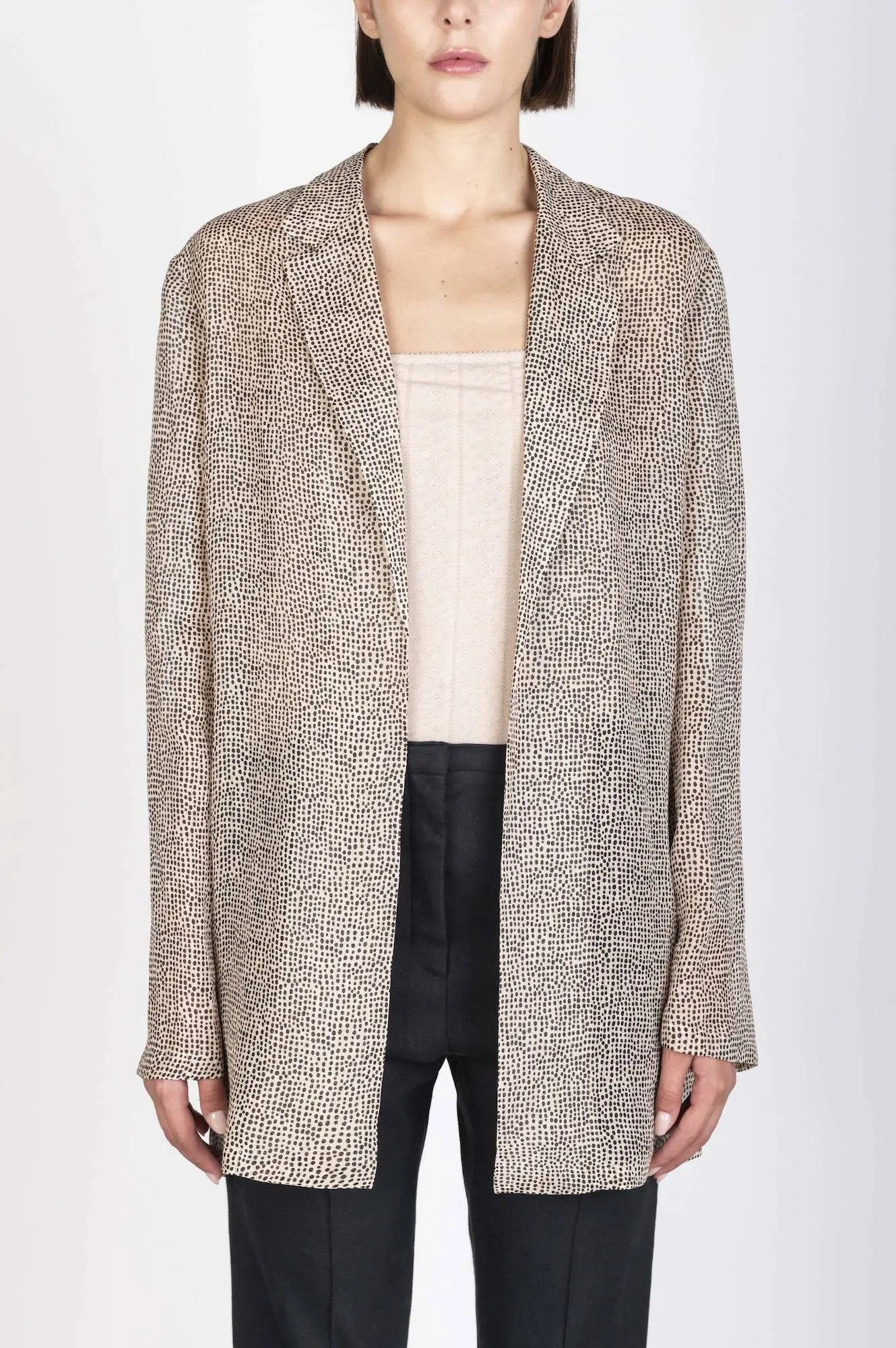 POLKA DOT RAMIE BLAZER