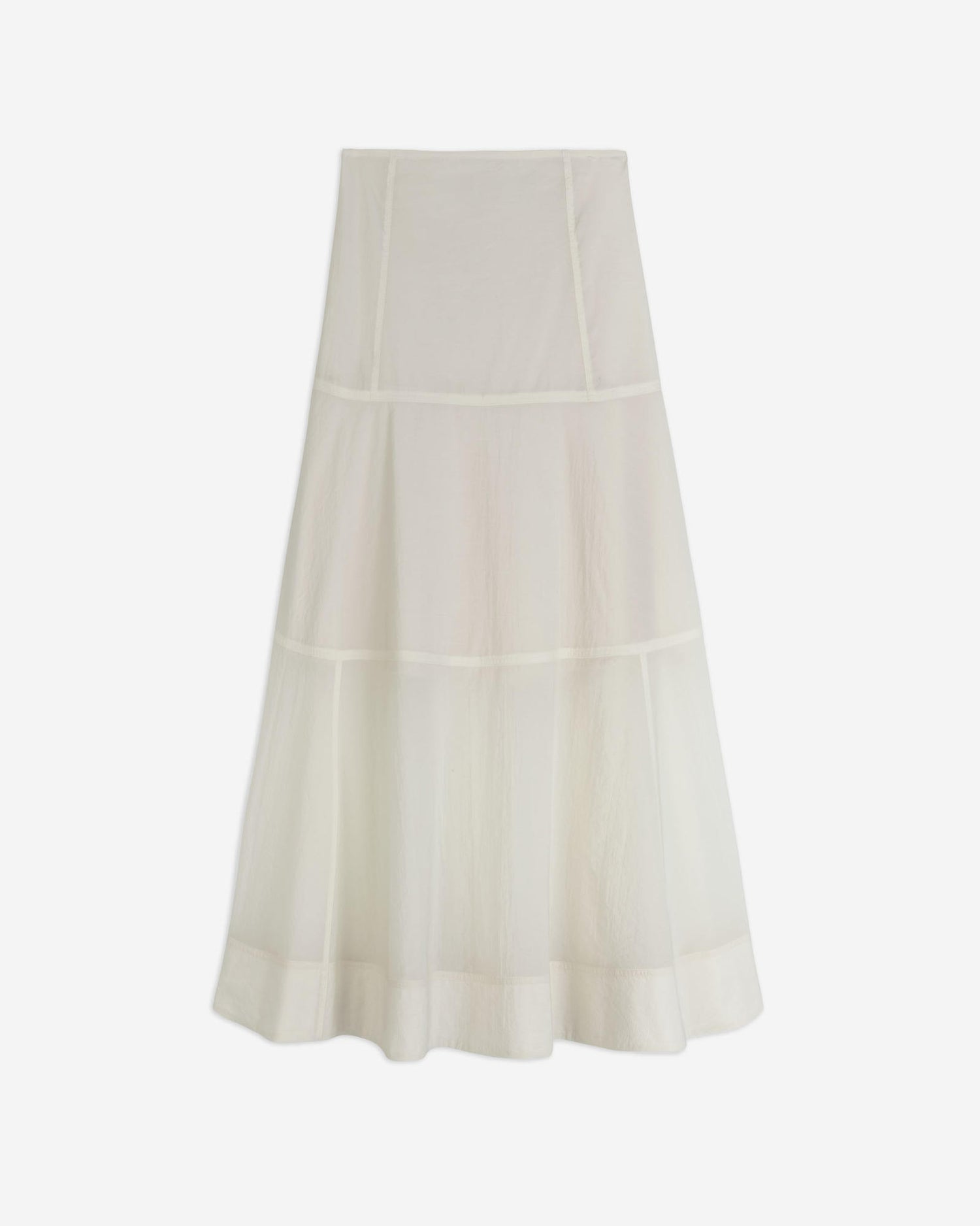WOOL ORGANZA CIRCLE SKIRT