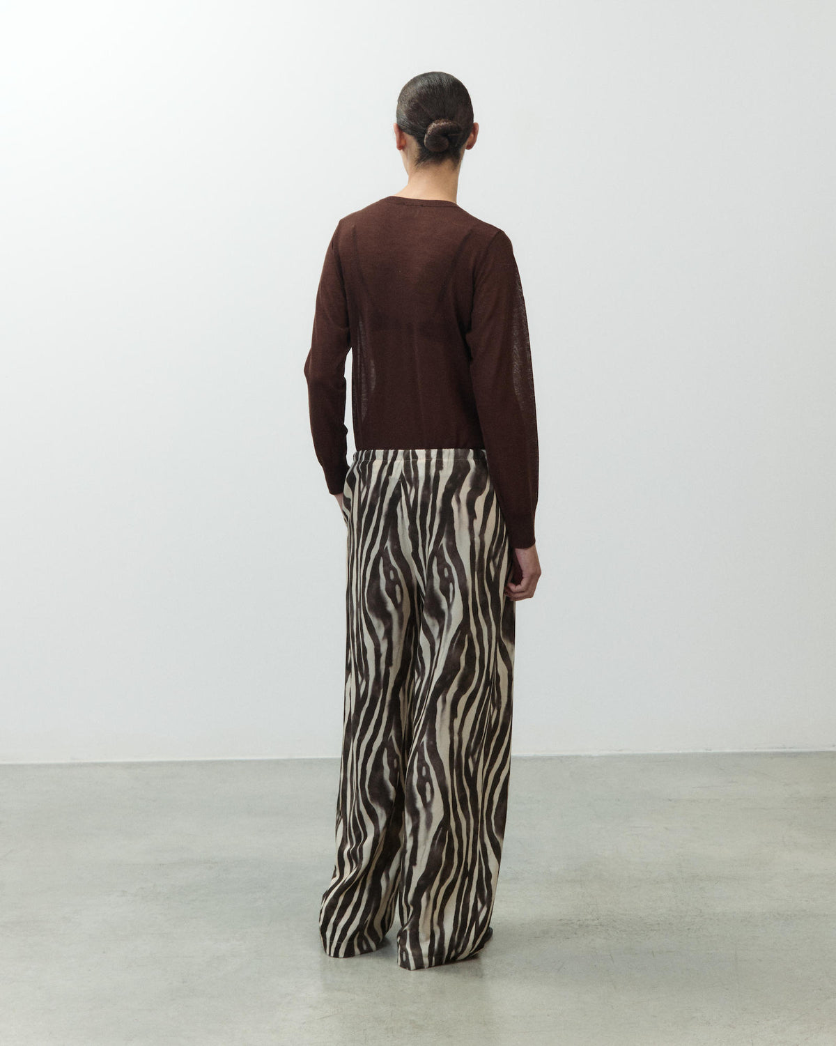WIDE PRINTED TROUSERS