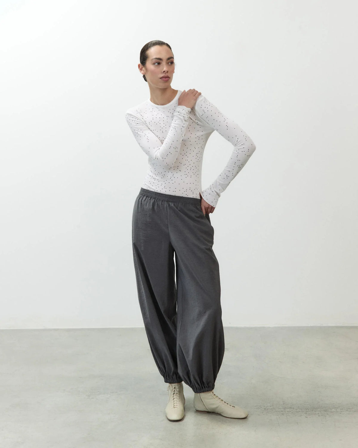WOOL GYM PANTS