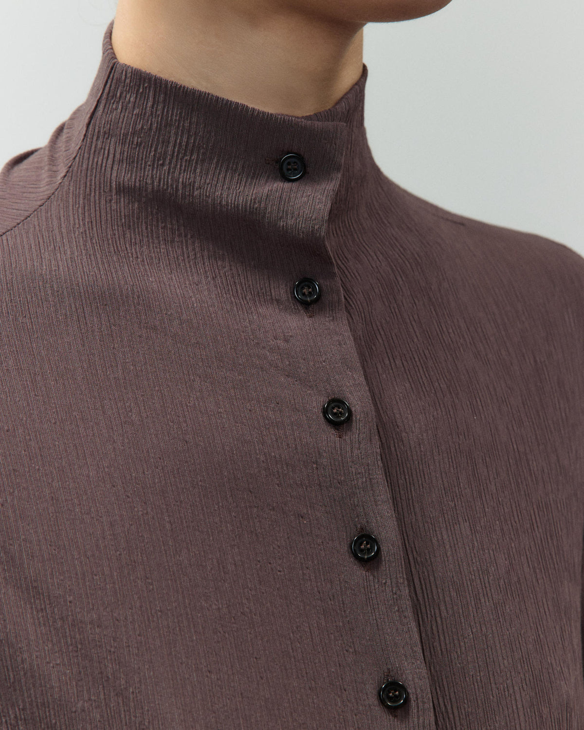 VISCOSE TOP WITH BUTTONS