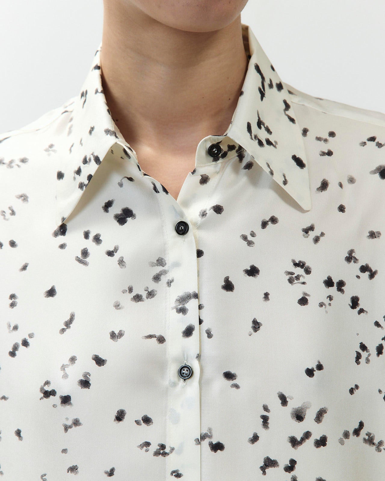 CAMICIA IN SETA STAMPATA
