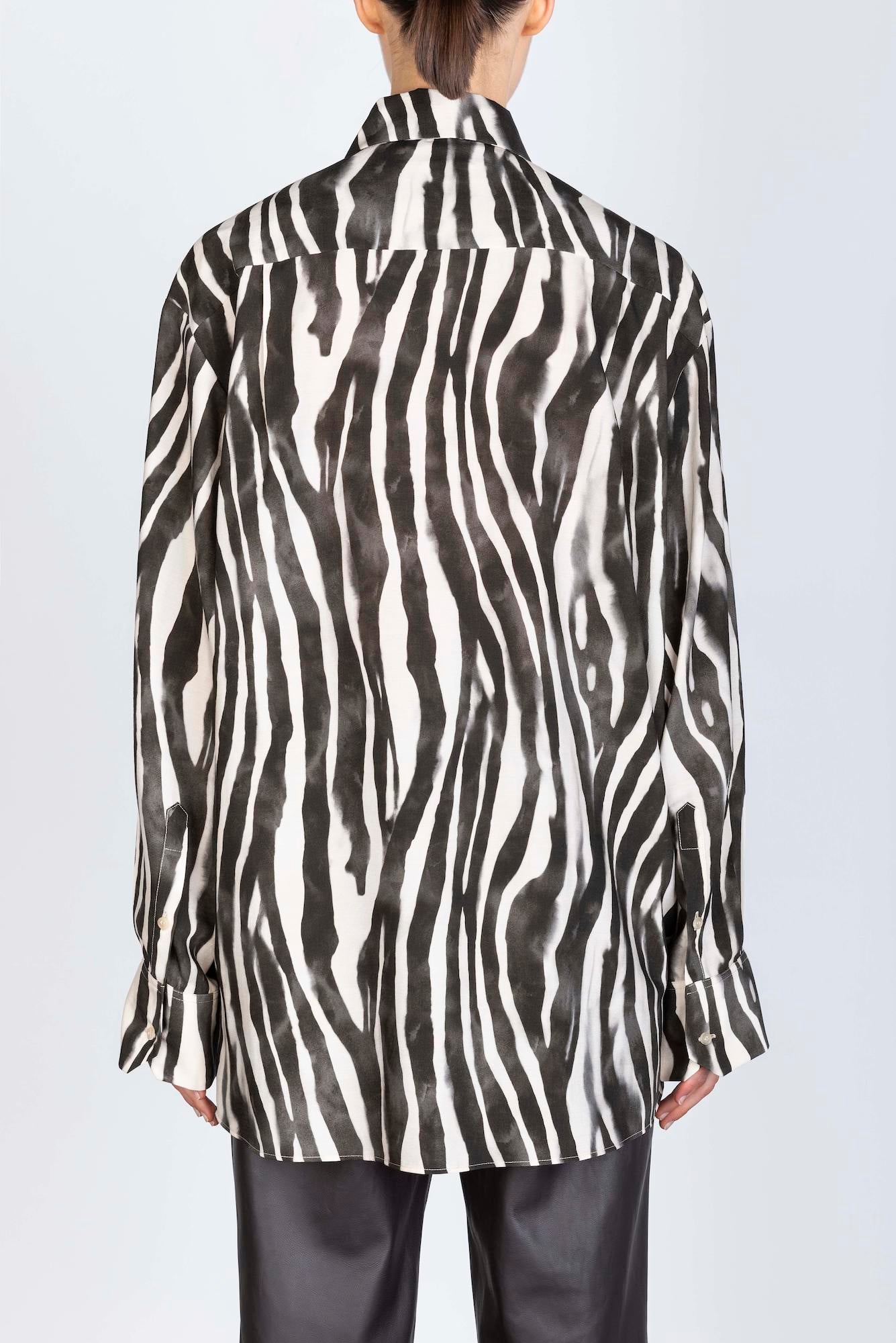 PRINTED VISCOSE SHIRT