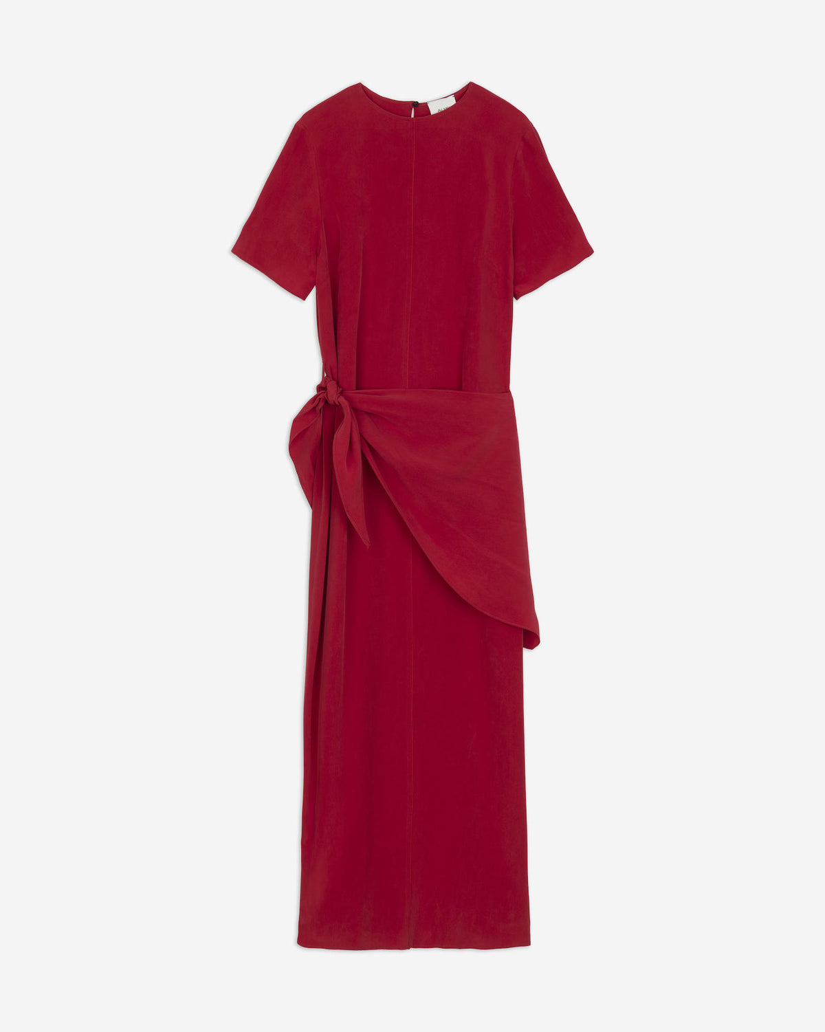 CRÊPE DE CHINE DRESS WITH SCARF