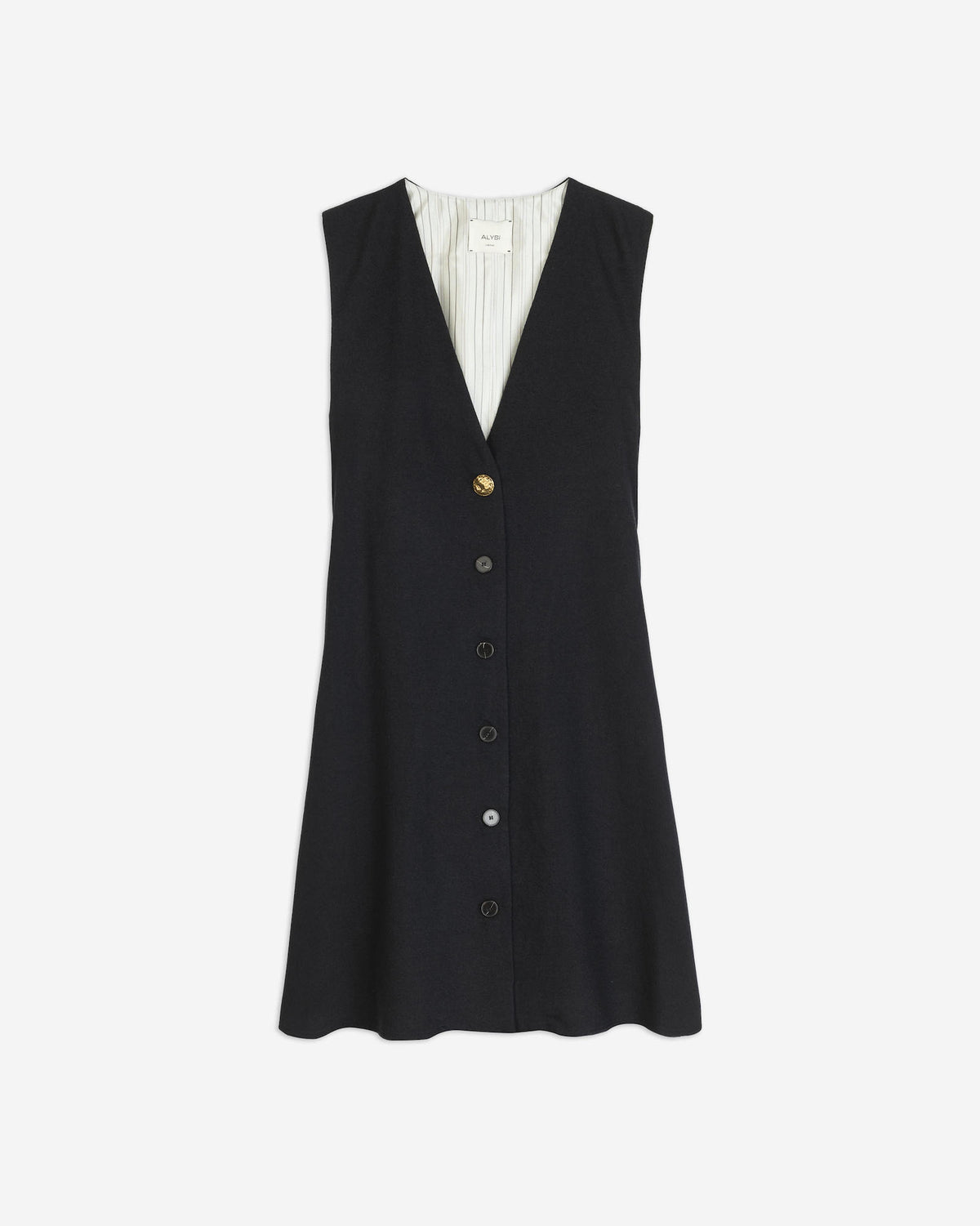 WOOL WAISTCOAT MINI DRESS
