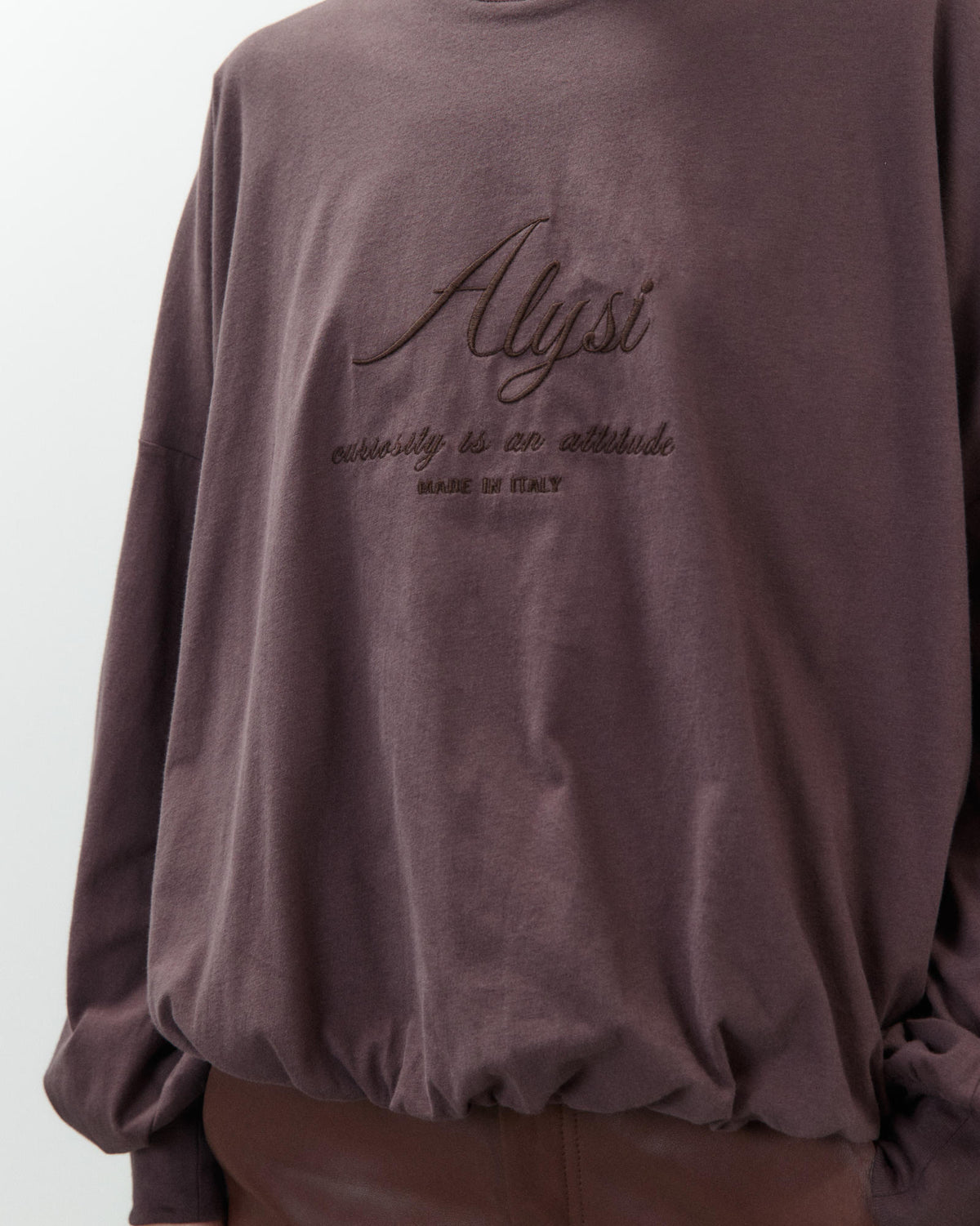 BALLOON T-SHIRT WITH EMBROIDERY