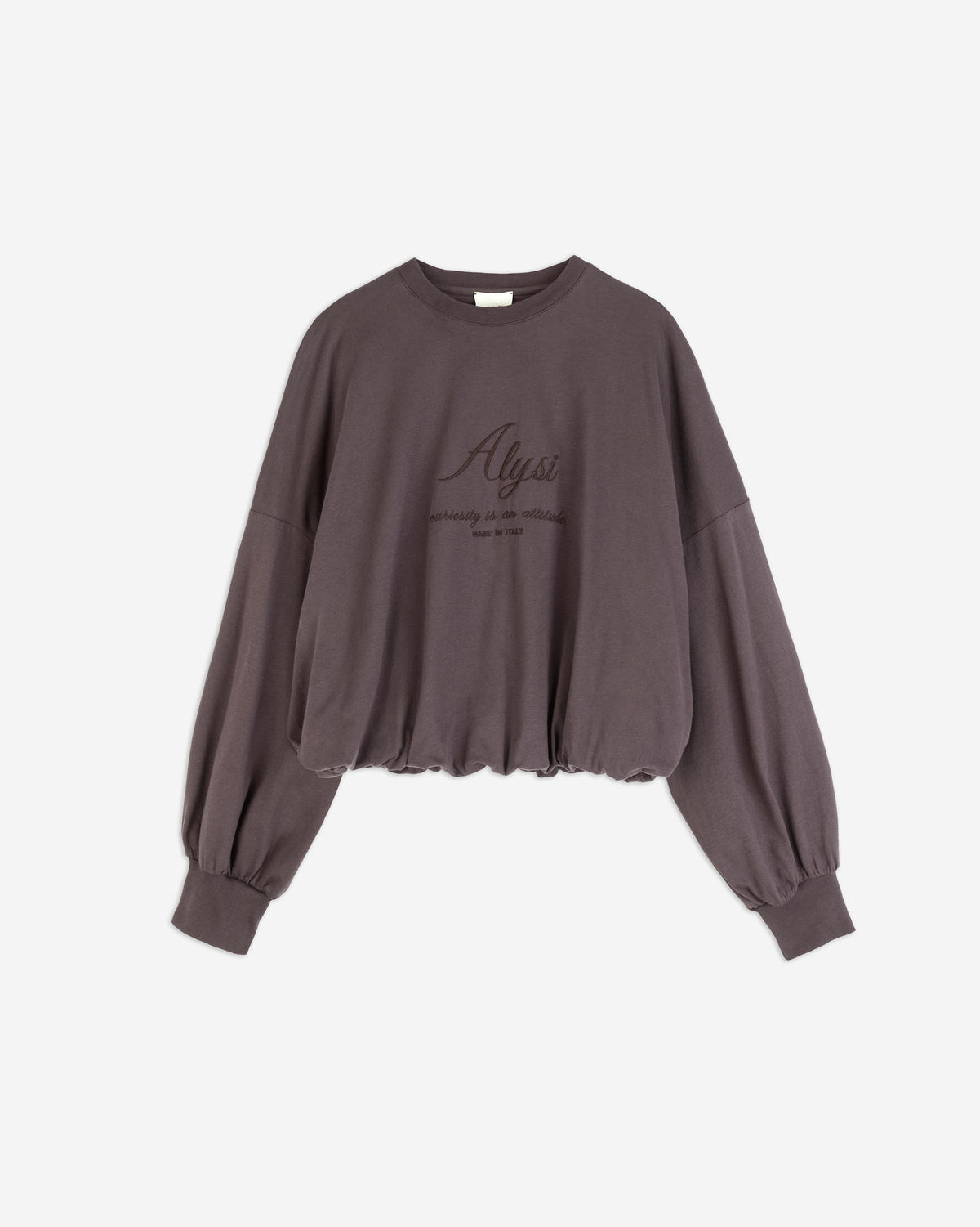 BALLOON T-SHIRT WITH EMBROIDERY