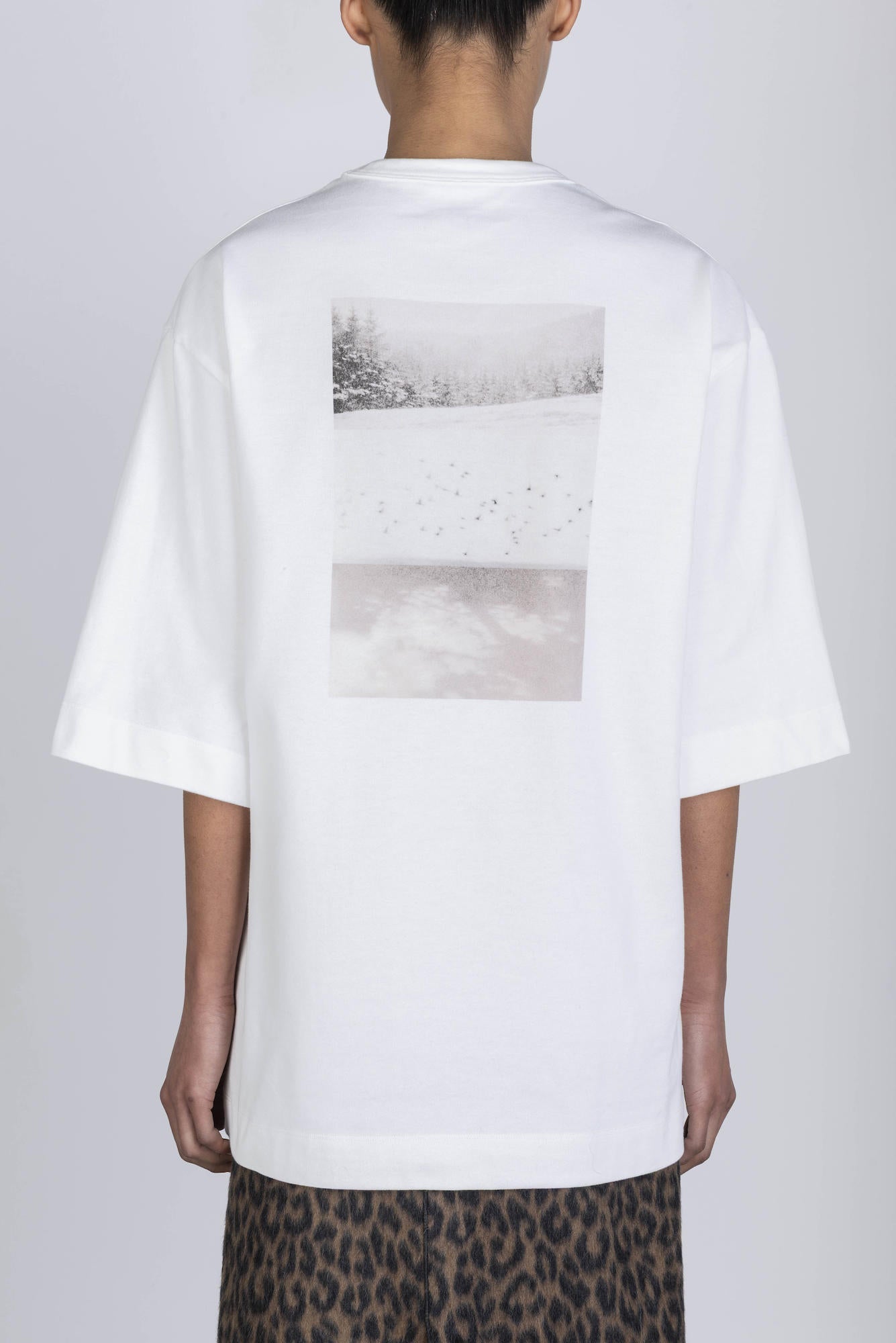 T-SHIRT WITH EMBROIDERY AND PRINT