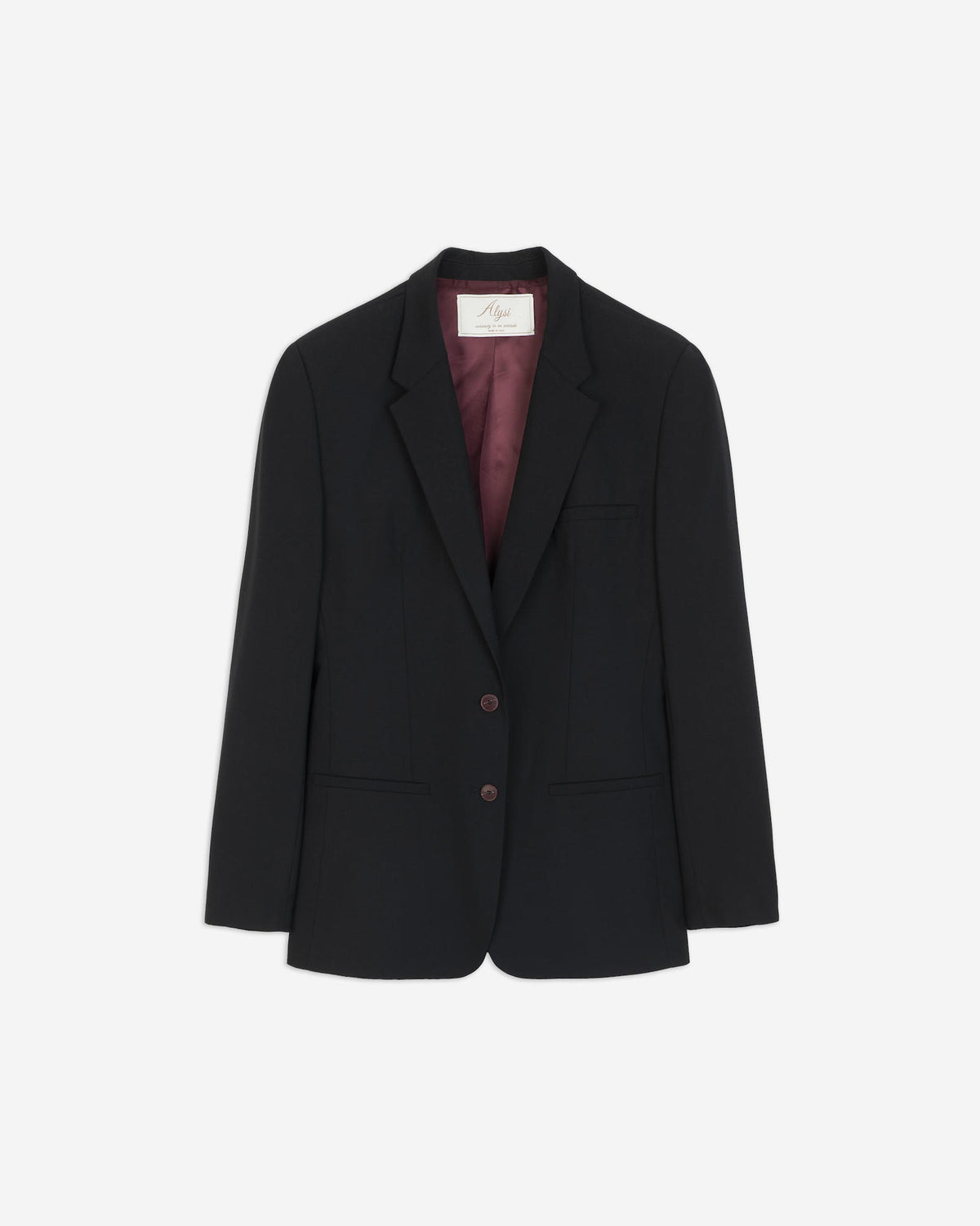 STRETCH WOOL BLAZER