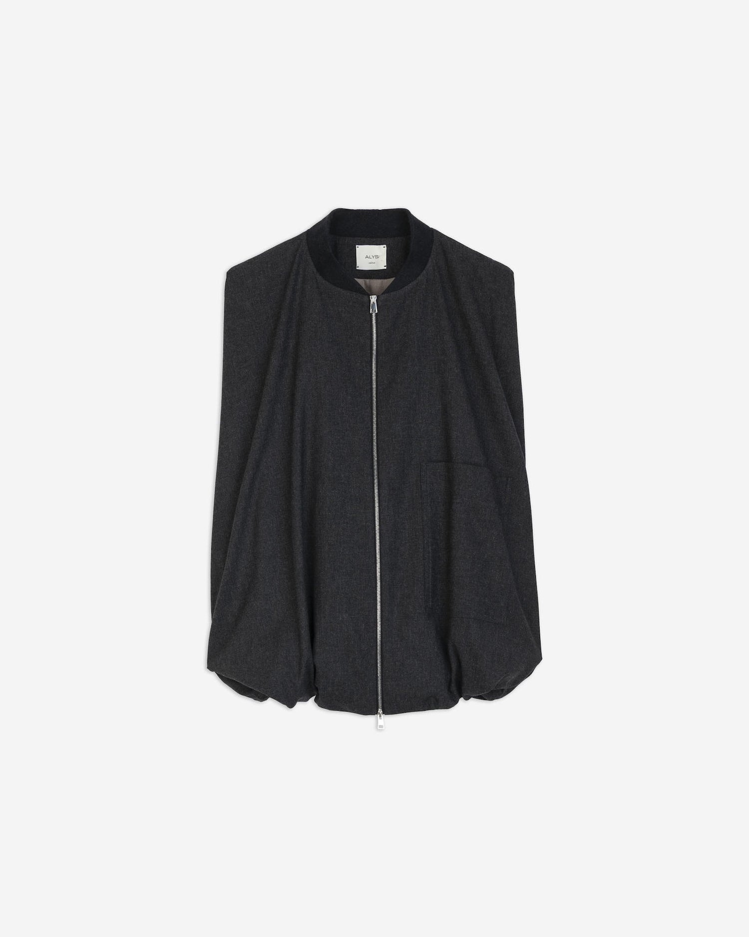 BOMBER SMANICATO IN FLANELLA