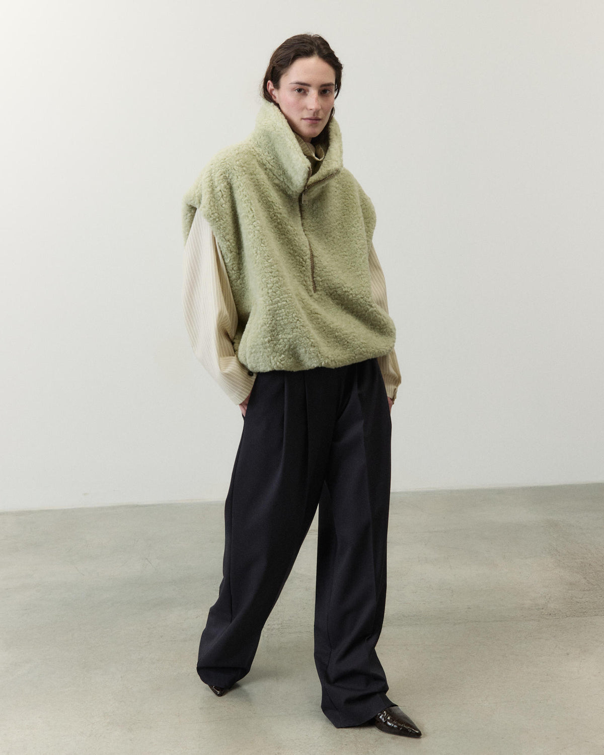 ANORAK TEDDY CON ZIP