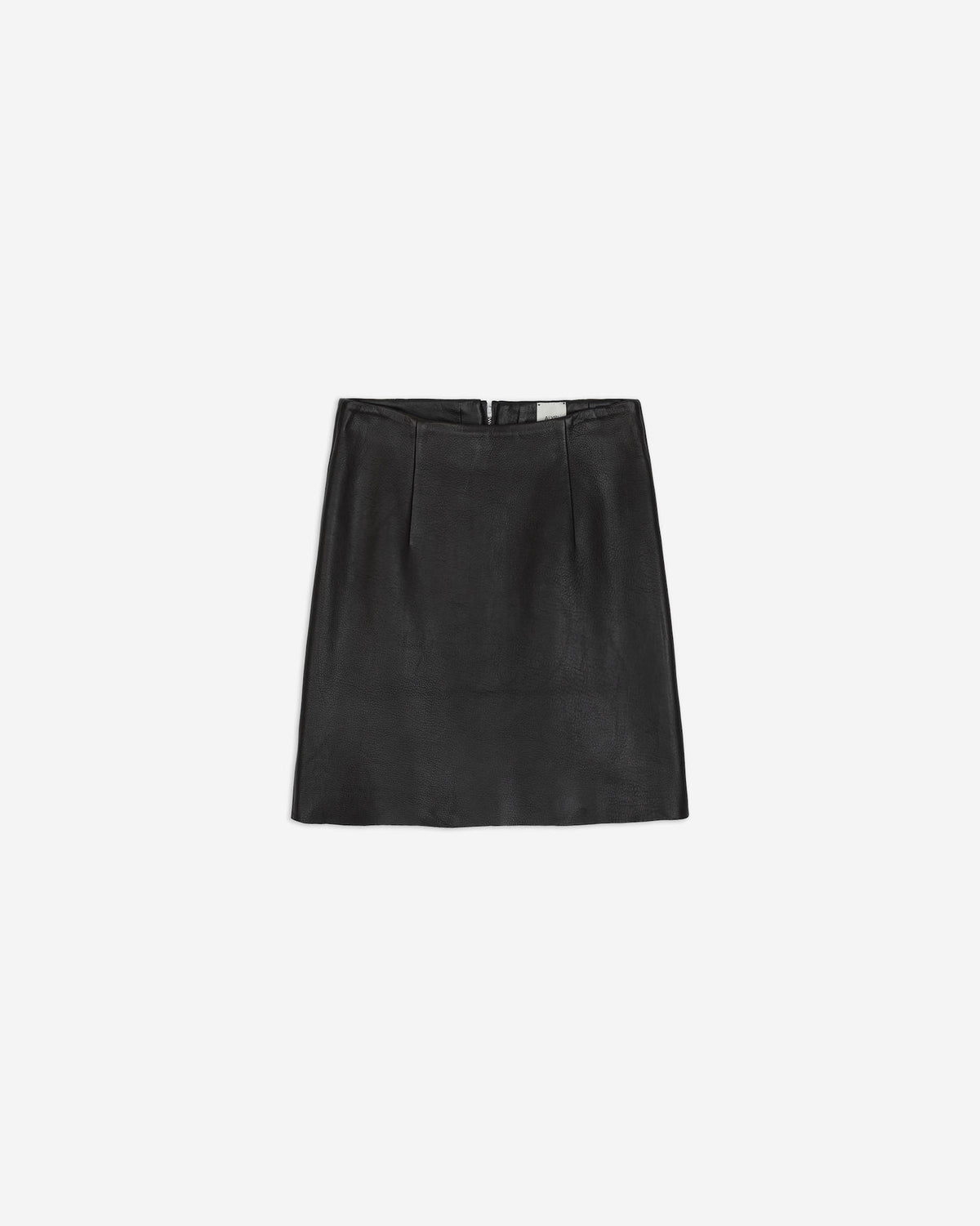 LEATHER MINISKIRT