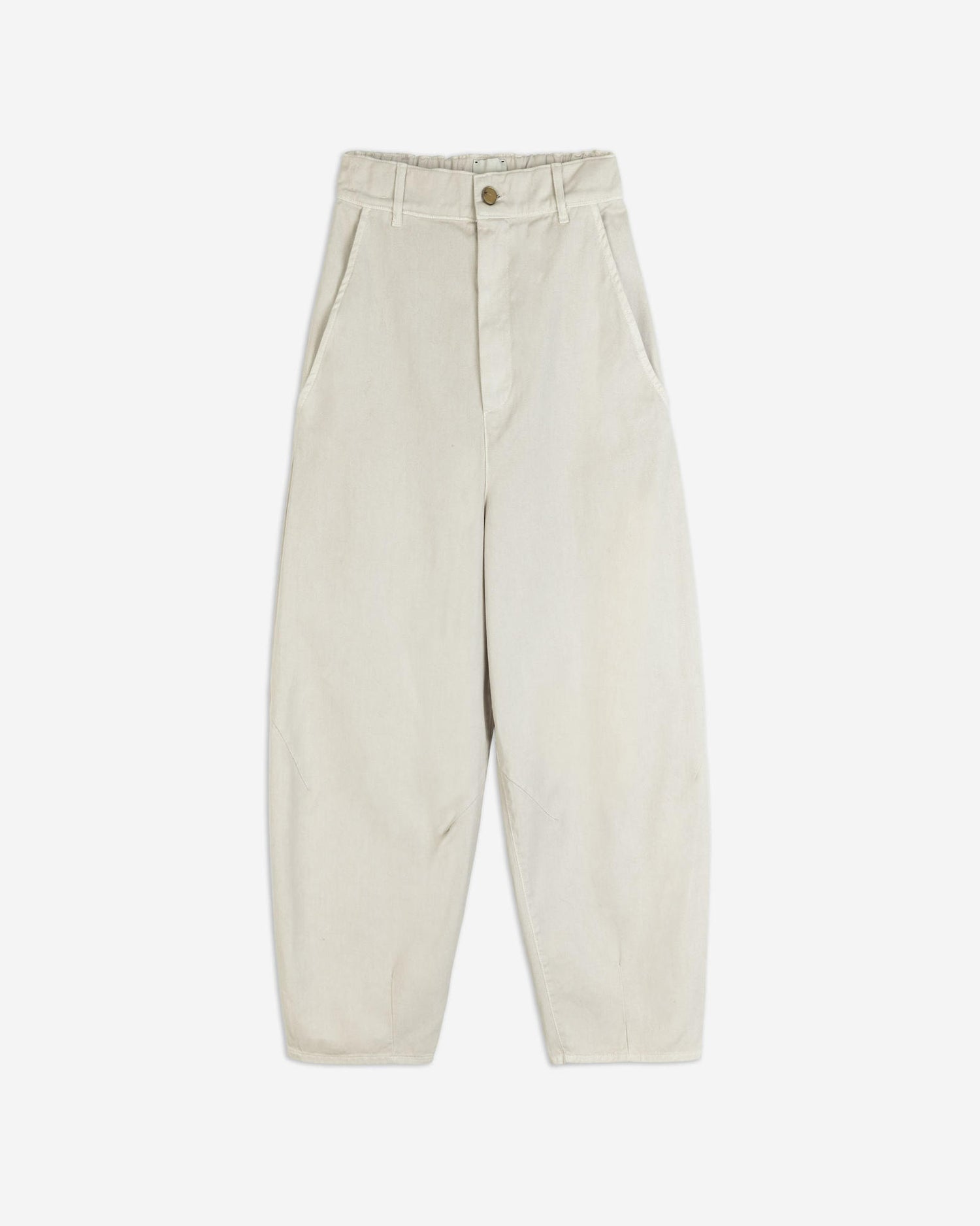 PANTALONE BARREL IN COTONE
