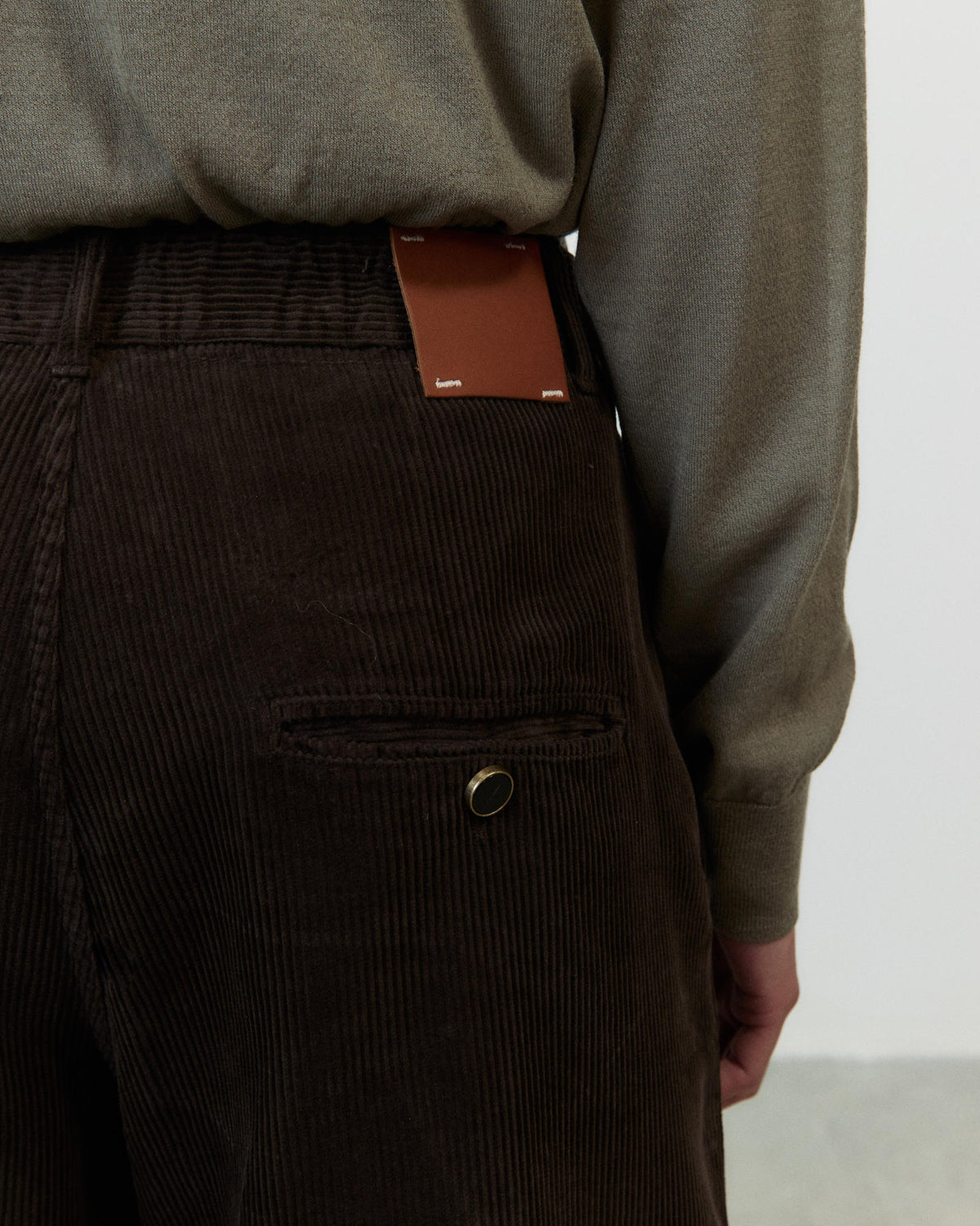 CORDUROY BARREL PANTS