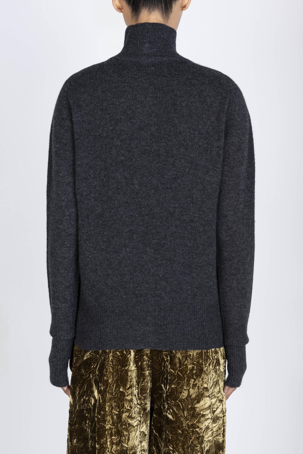 CARDIGAN IN MAGLIA COLLO ALTO