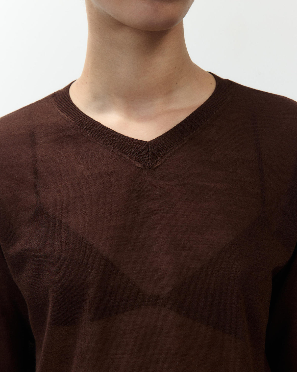 V-NECK SWEATER LIGHT WOOL