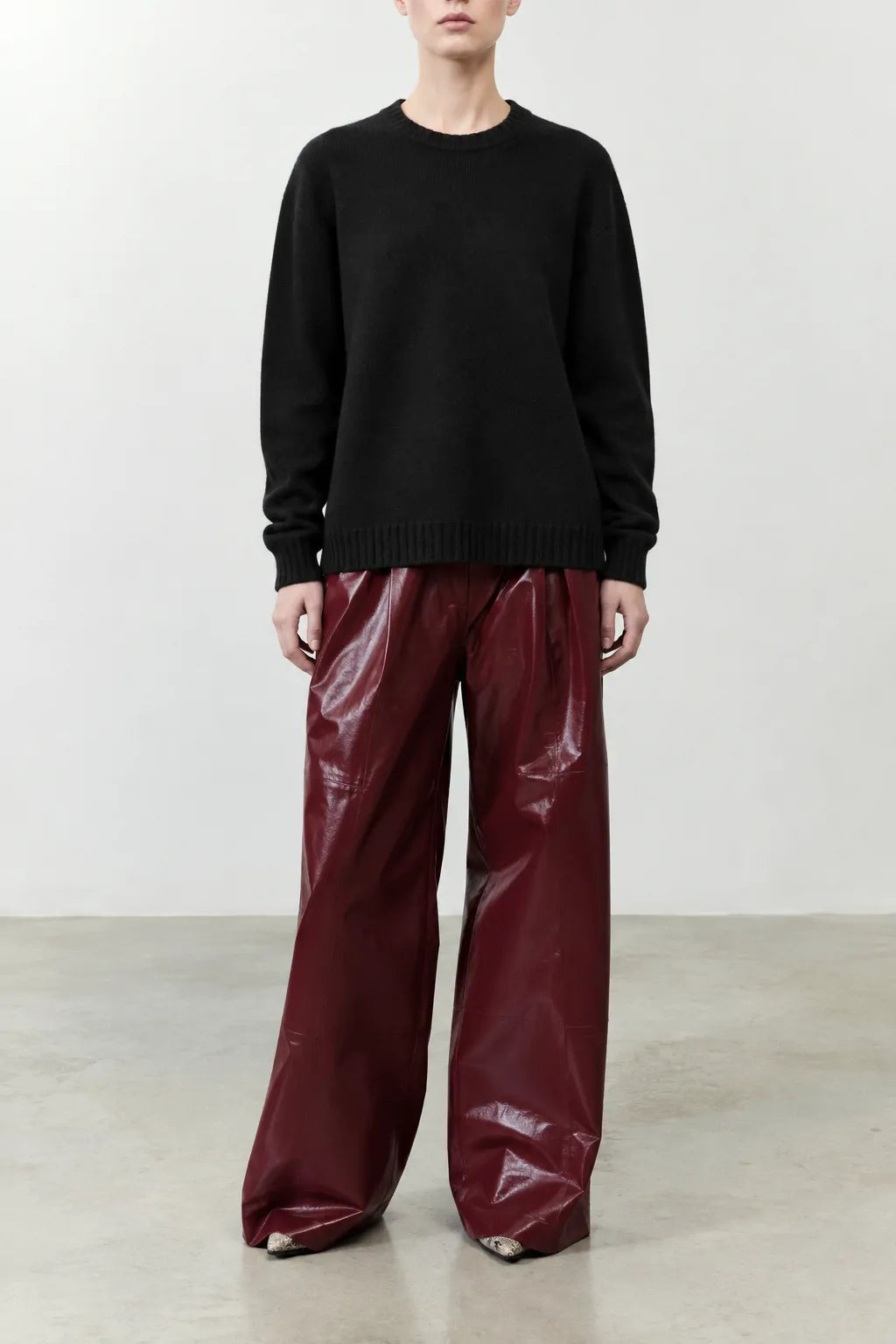 PULLOVER GIROCOLLO CACHEMIRE