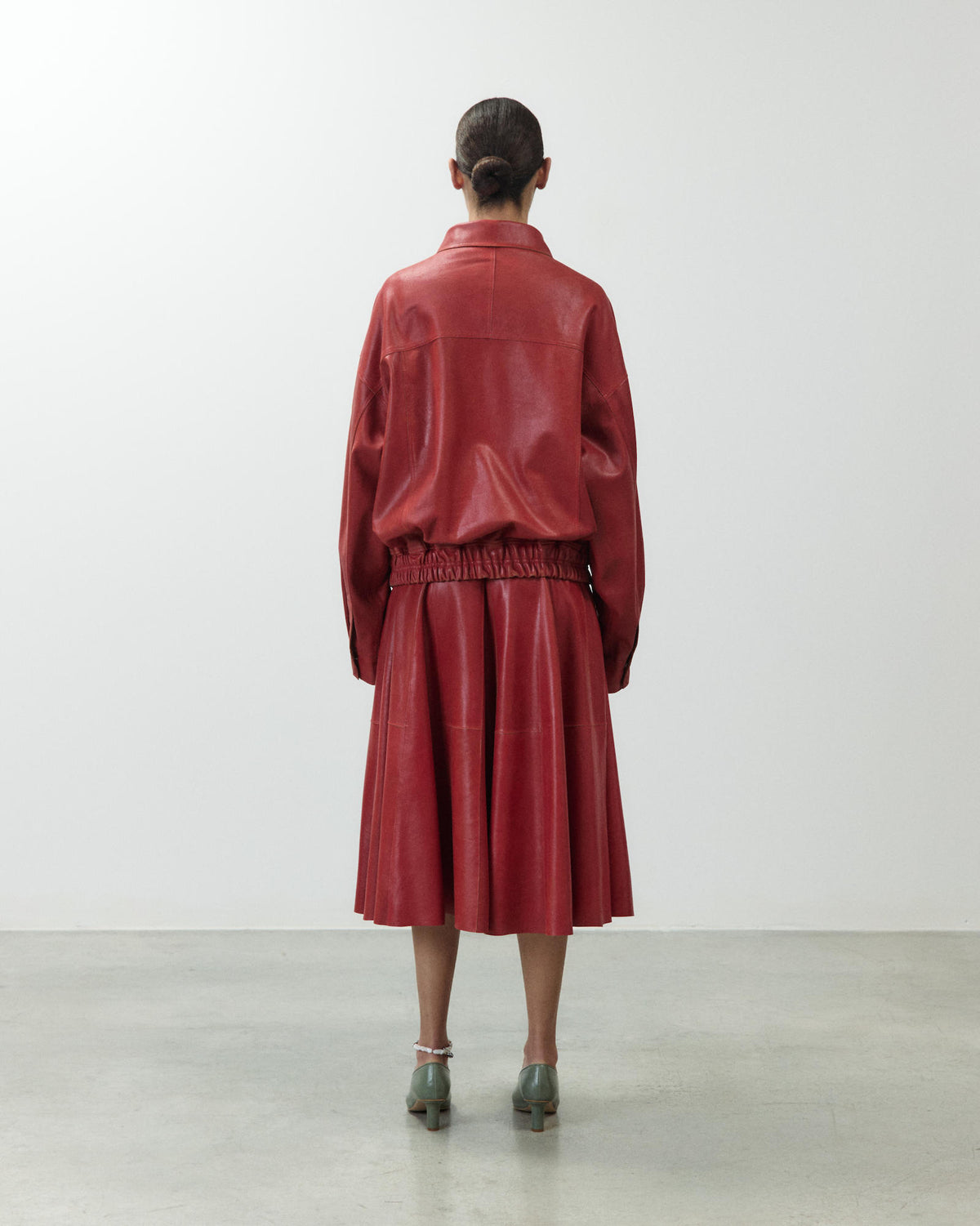 LEATHER BOMBER