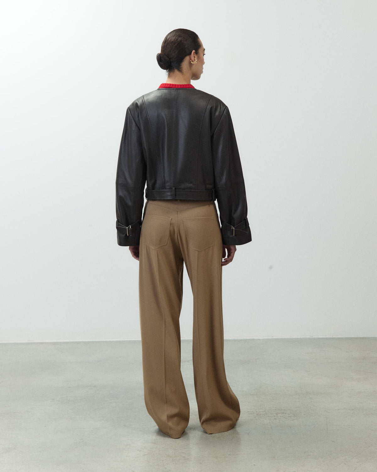LEATHER BIKER JACKET