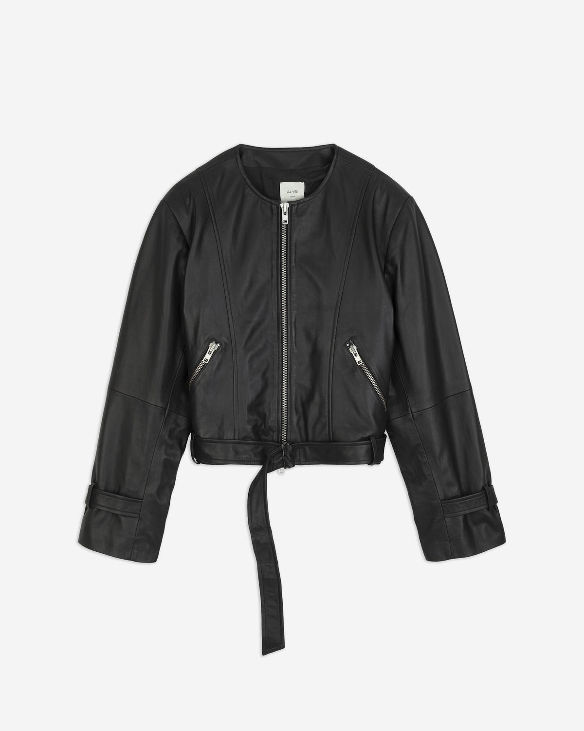 LEATHER BIKER JACKET