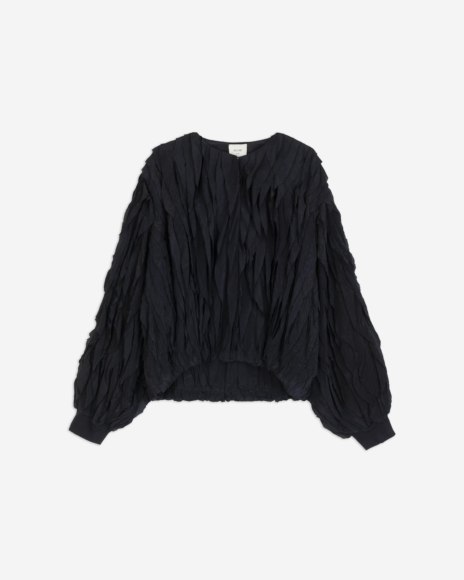 BOMBER JACKET WITH RUCHES
