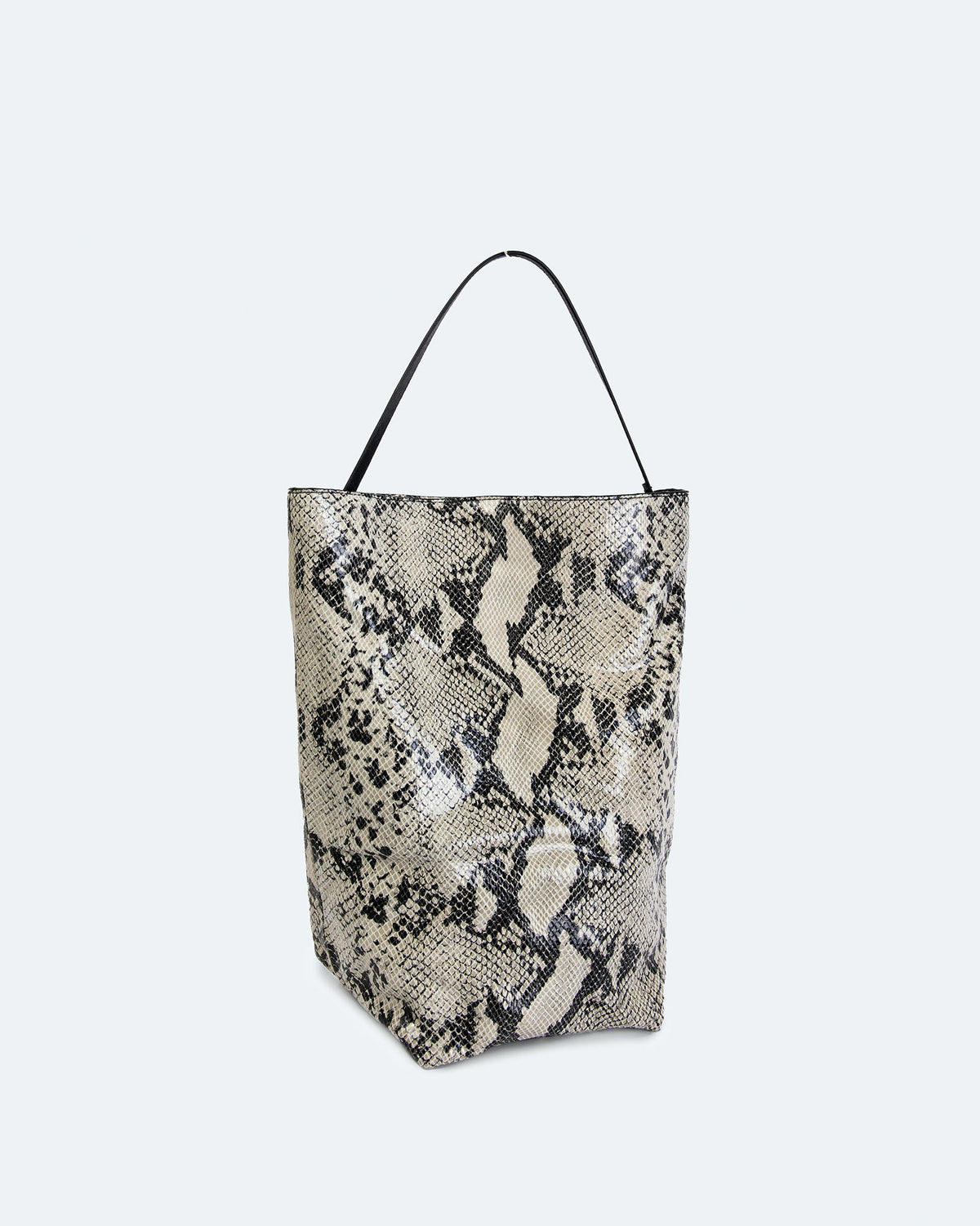 PYTHON PRINT SHOULDER BAG