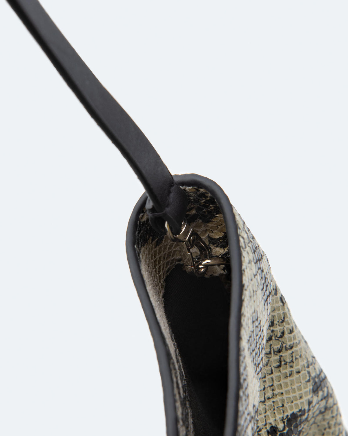 PYTHON PRINT SHOULDER BAG