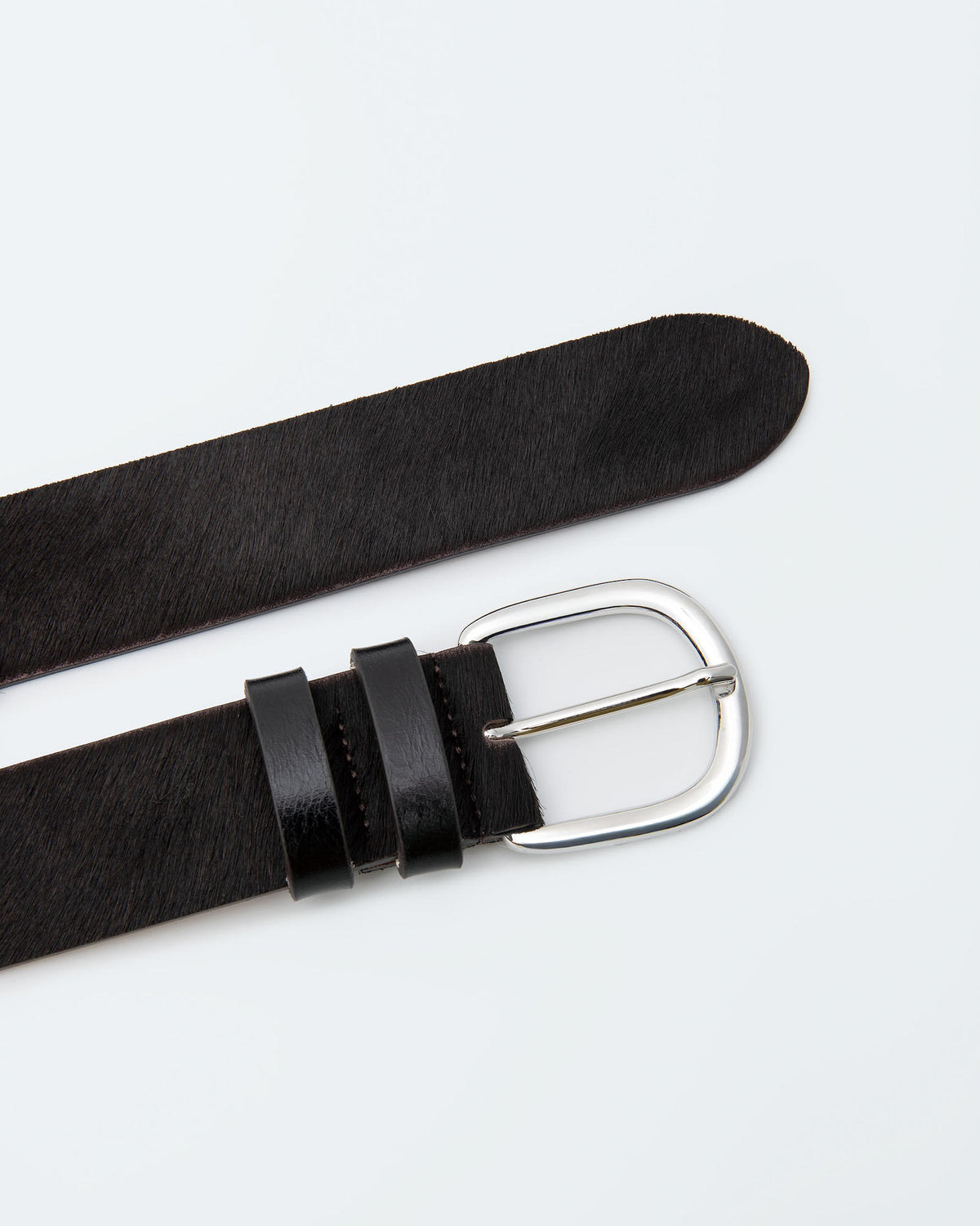 HAIR-ON LEATHER BELT