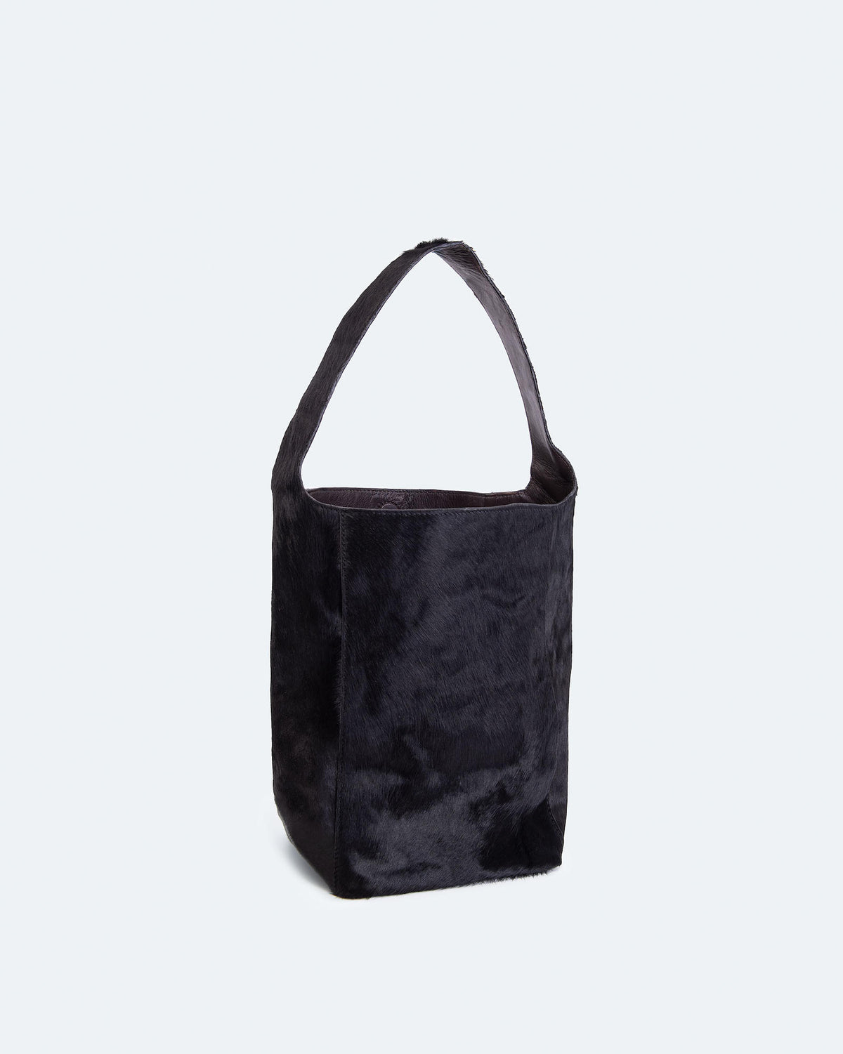 CALF HAIR BUCKET BAG