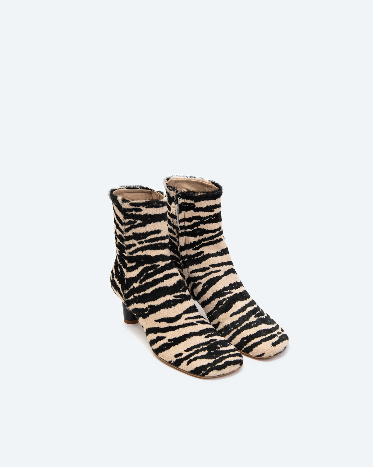ANIMAL PRINT ANKLE BOOT