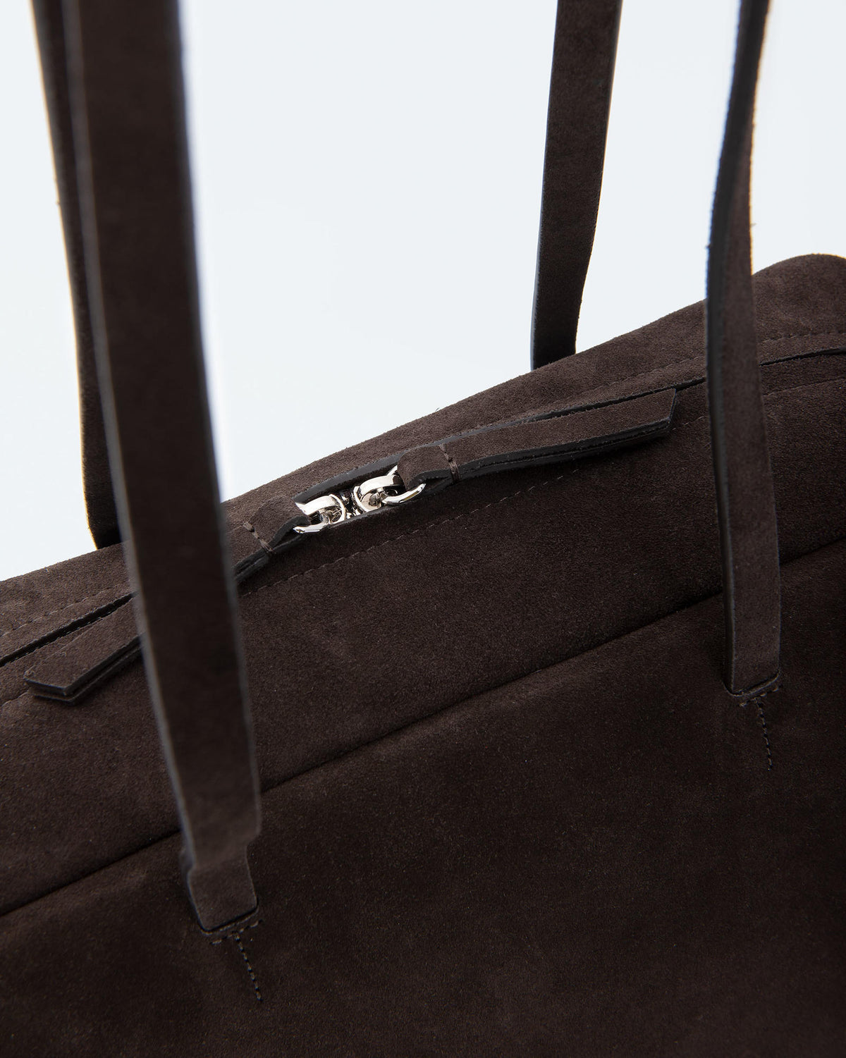 SUEDE BOWLING BAG