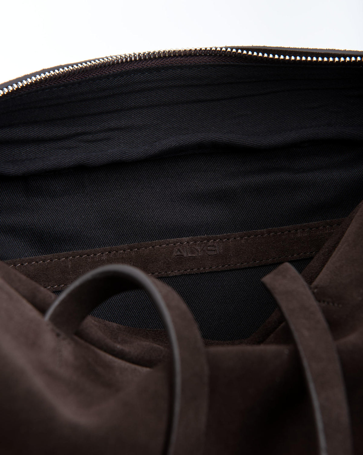 SUEDE BOWLING BAG